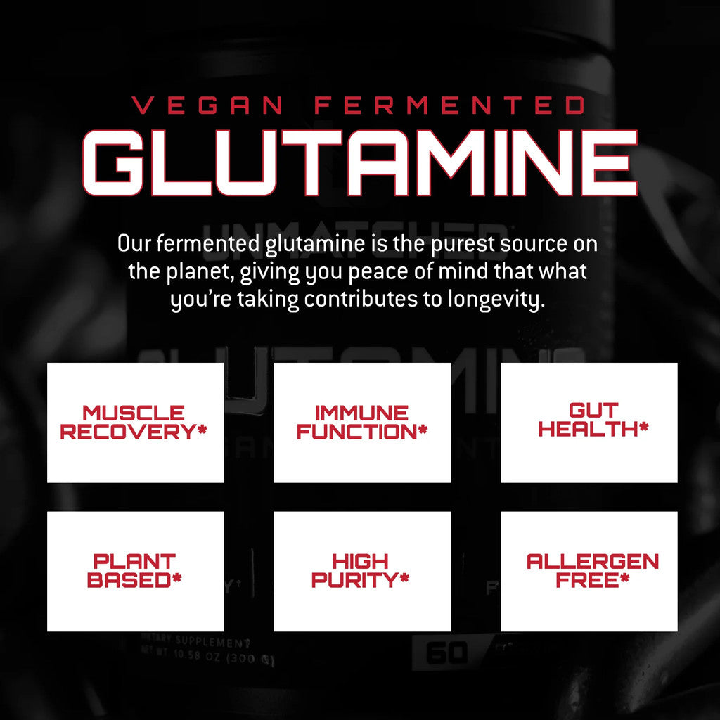 Unmatched Glutamine 60 Servings Vegan Fermented