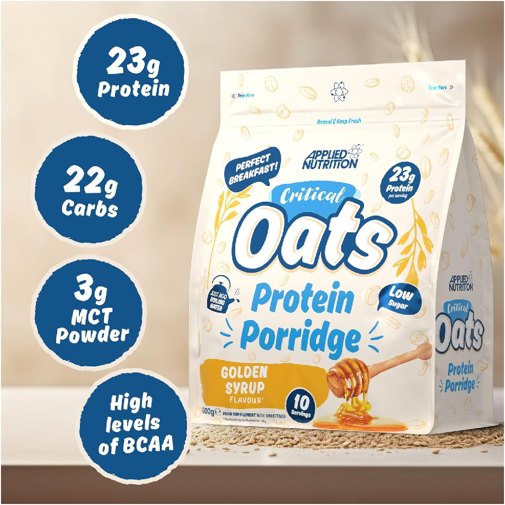 Applied Nutrition Critical Oats Protein Porridge 600g (Halal) (10 servings)