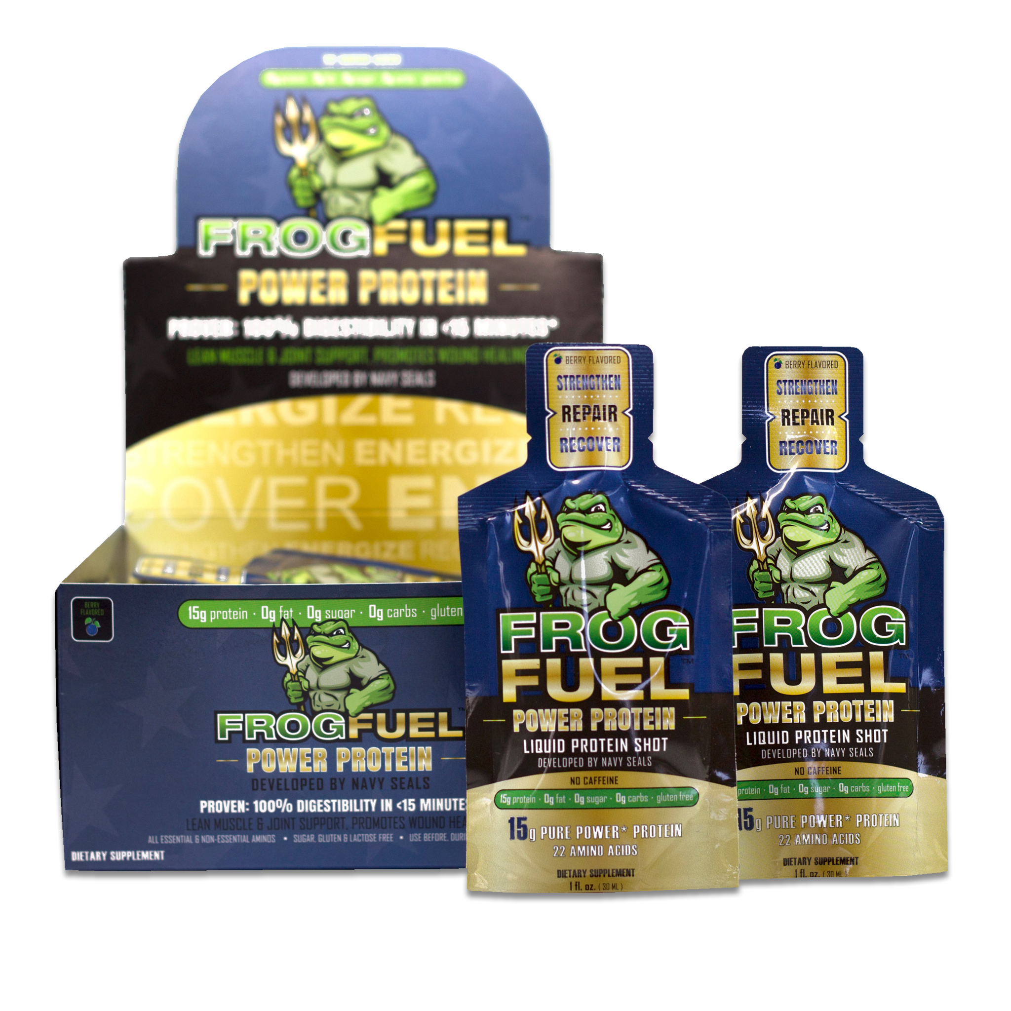 Frog Fuel Power Protein ( Box of 24 x 1 oz servings )