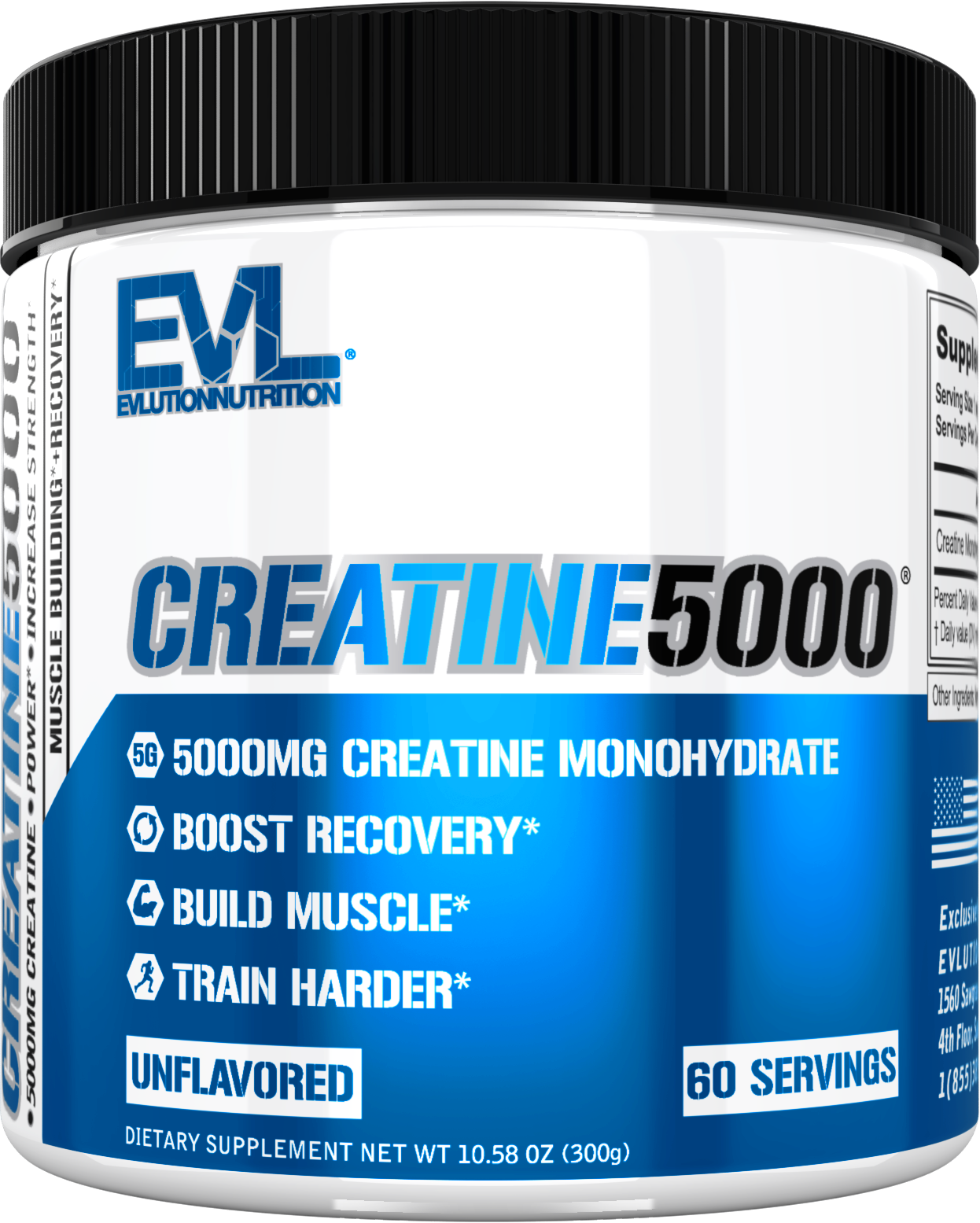 Evlution Nutrition Creatine 5000 Powder 60 Servings