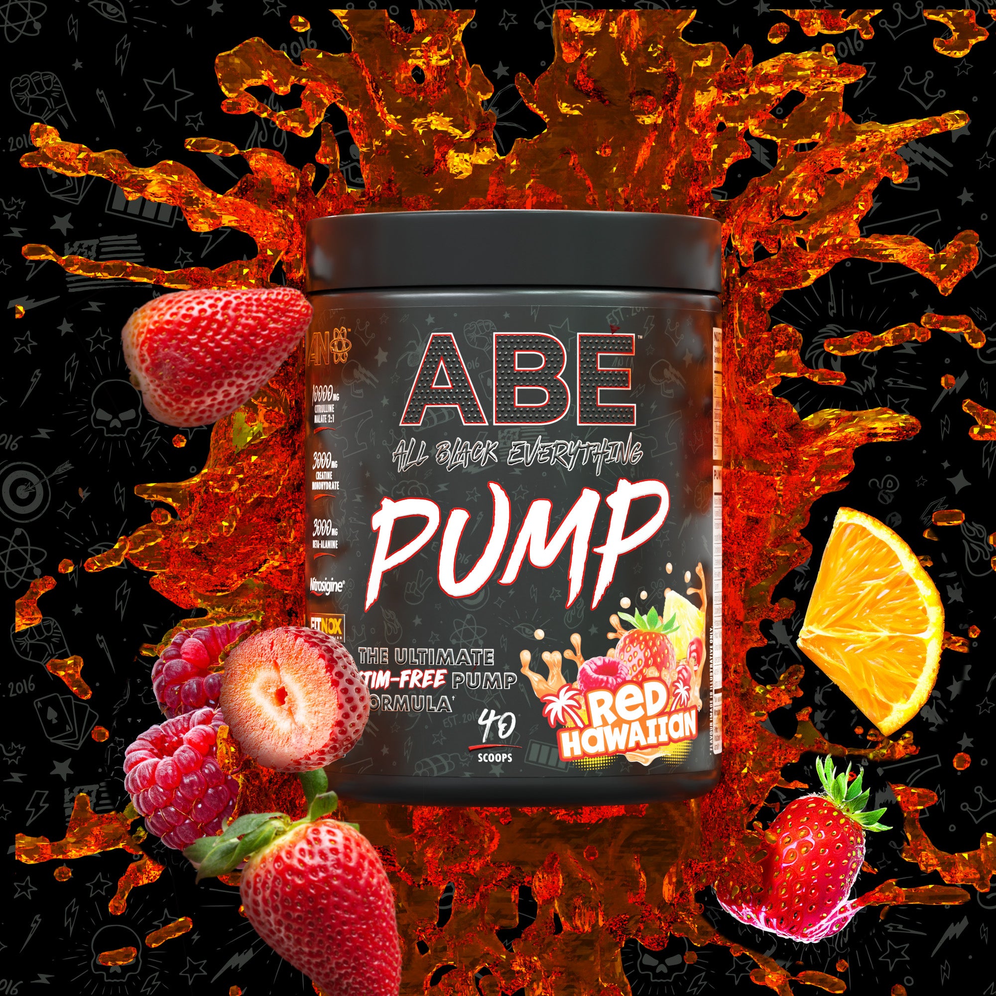 Applied Nutrition ABE PUMP - Zero Stim Pre-Workout (500G) (Halal) ( 40/20 Servings)