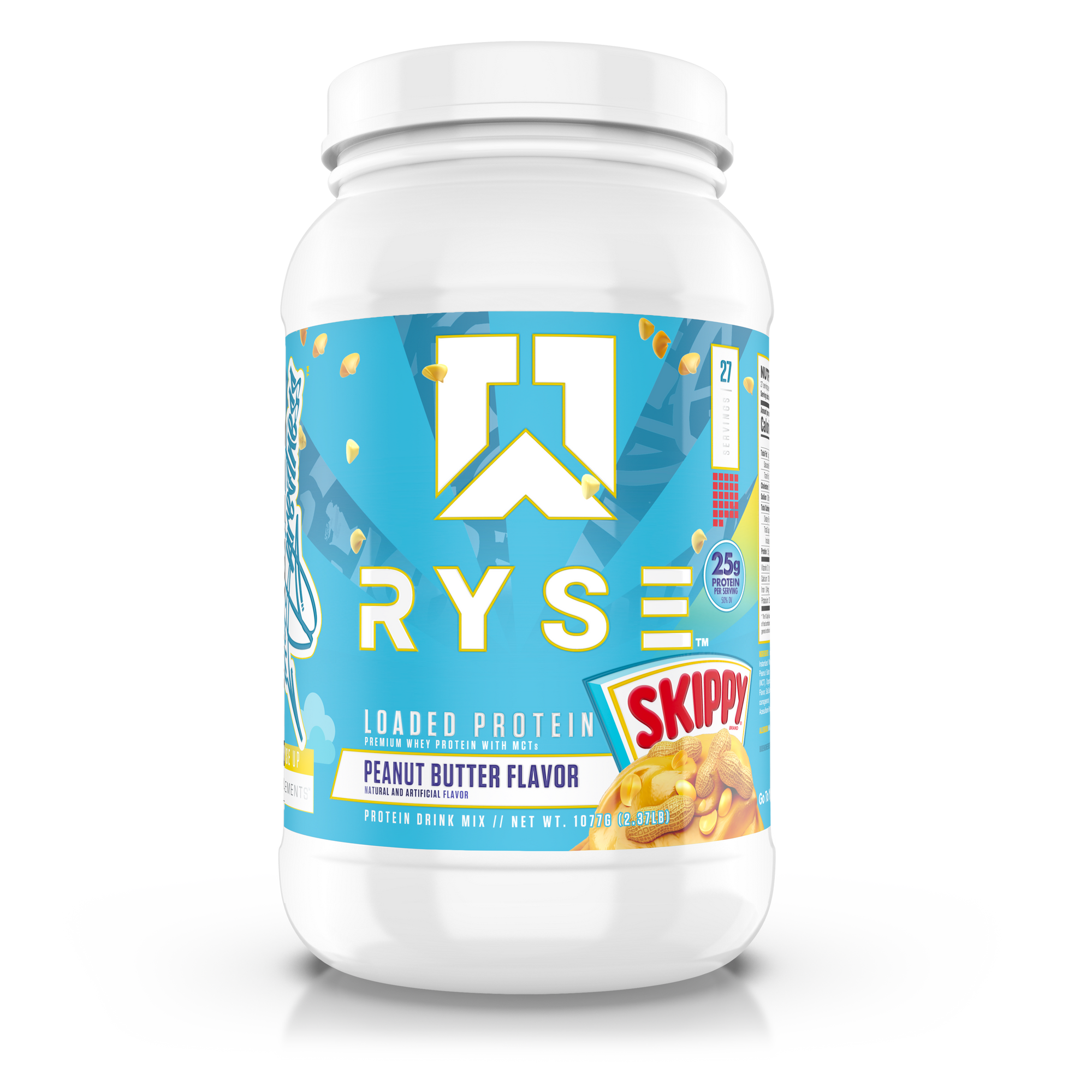 Ryse SKIPPY® PEANUT BUTTER FLAVOR Loaded Protein 2lb & 4lb