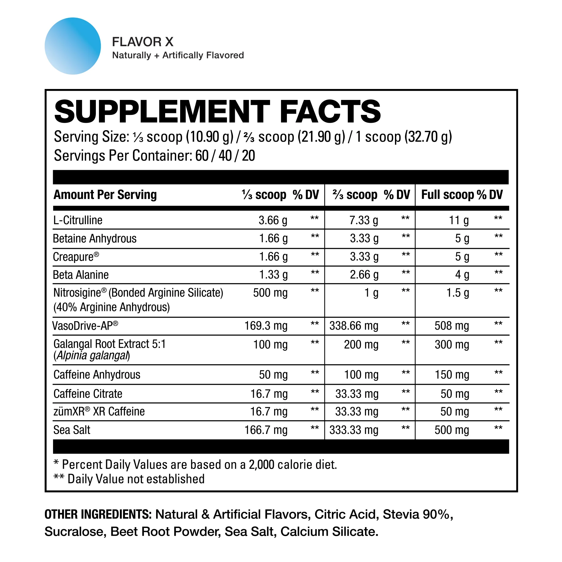 HD Muscle PreHD Variant 001 Preworkout