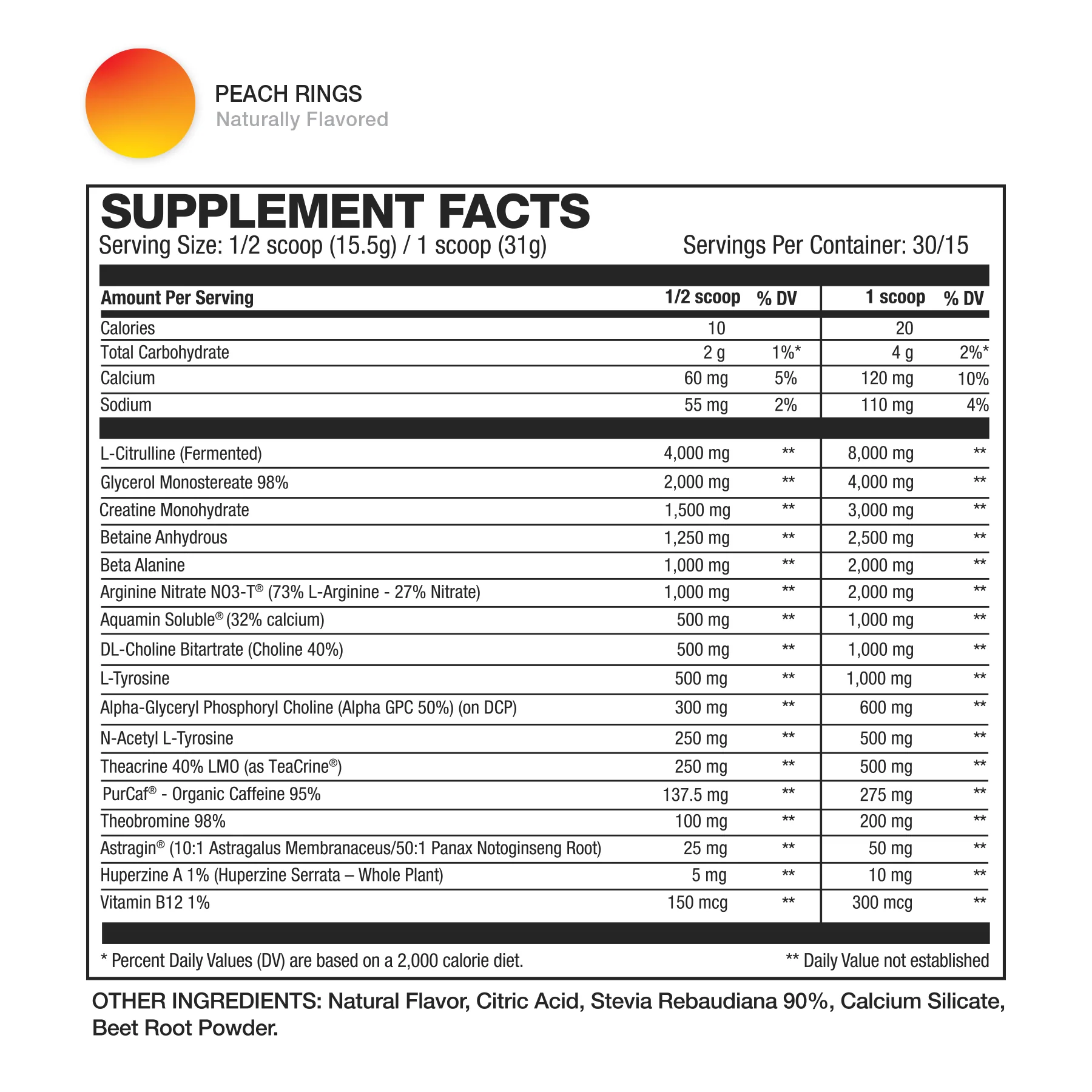 HD Muscle PreHD Ultra Preworkout 30 Servings