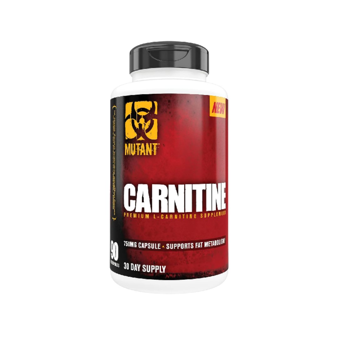 Mutant CARNITINE - Premium L-Carnitine, Fat Burner ( 90 Capsules ) Expiry 07/2024