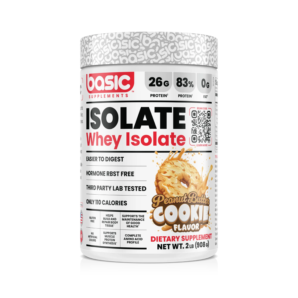 Basic Supplements Whey Isolate 2lbs - 5lbs