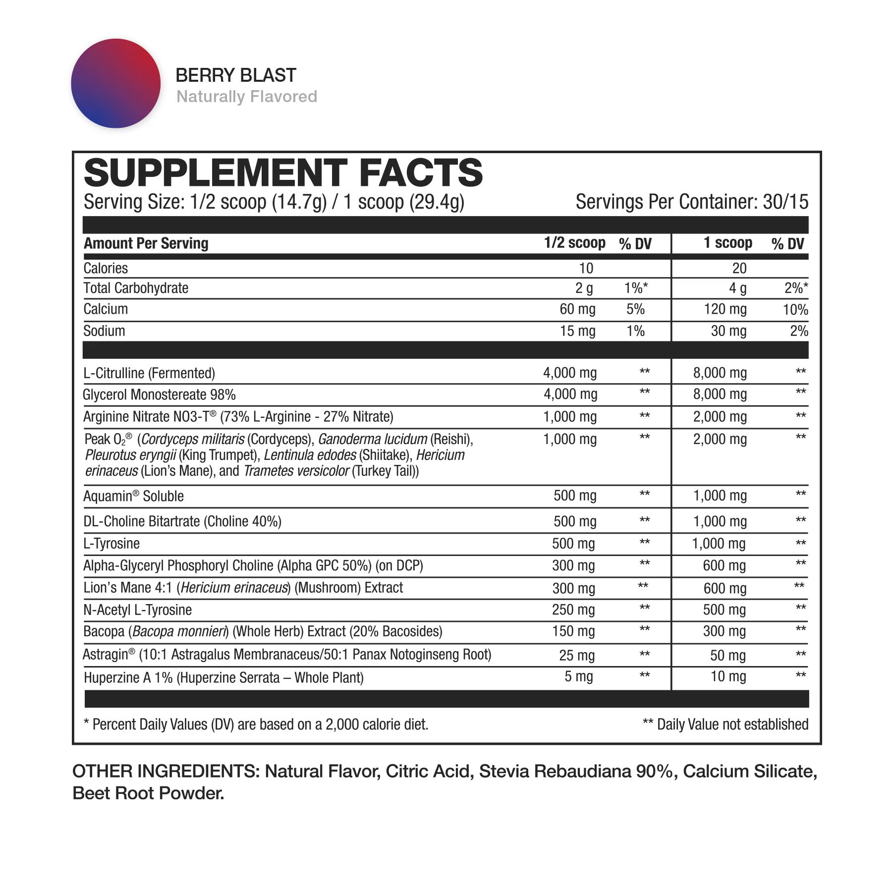 HD Muscle PreHD Elite Non Stim Preworkout