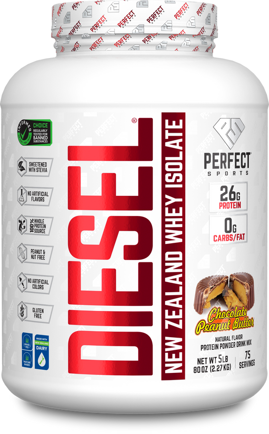 Perfect Sports Diesel New Zealand 100% Whey Protein Isolate 5lbs