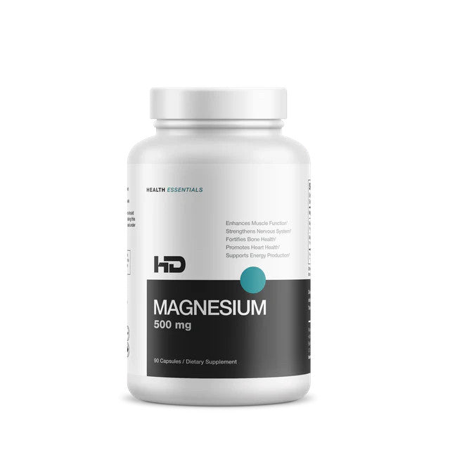 HD Muscle Magnesium 500mg - 90 Capsules