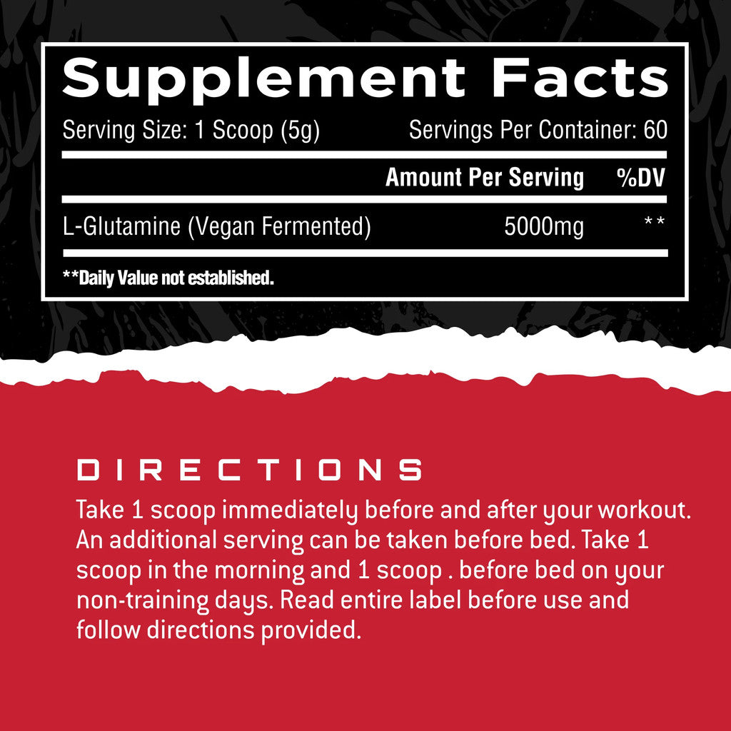 Unmatched Glutamine 60 Servings Vegan Fermented