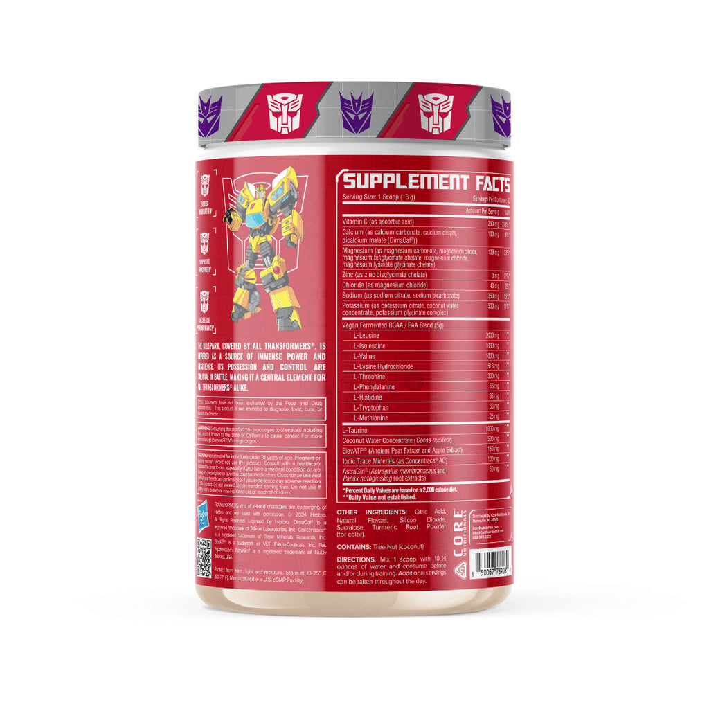 Core Nutritionals Transformers® Allspark - Hydration + EAA