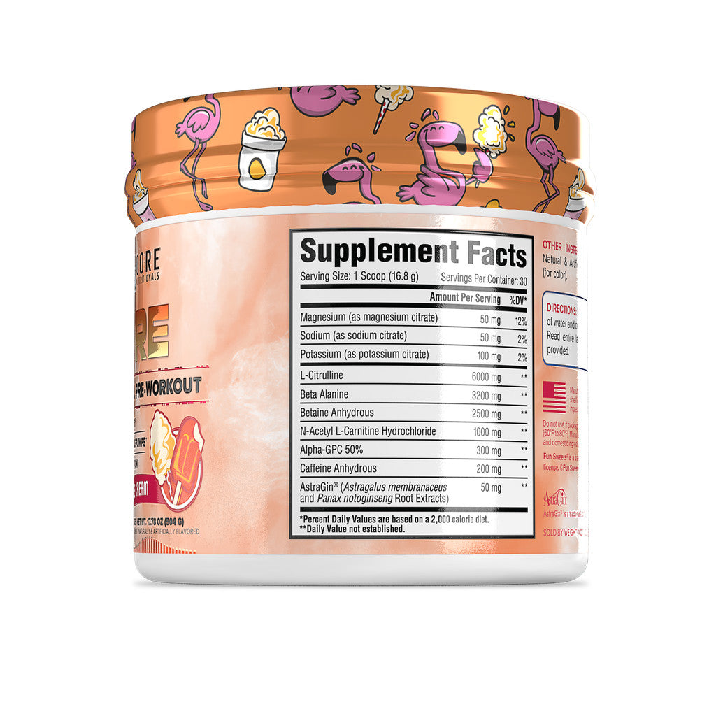 Core Nutritionals Fun Sweets Essentials Pre-workout 30 Servings