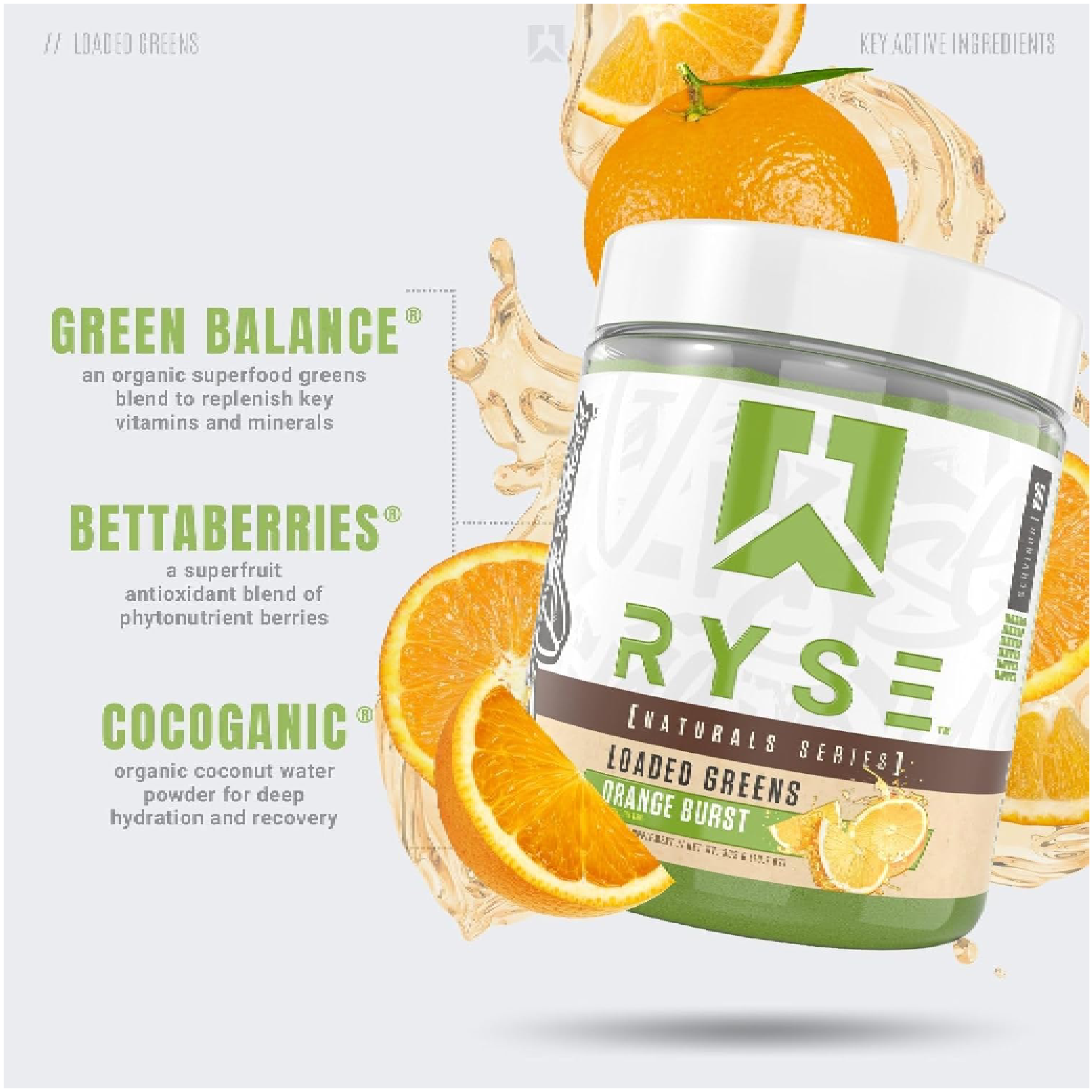 Ryse Loaded Greens - 30 Servings