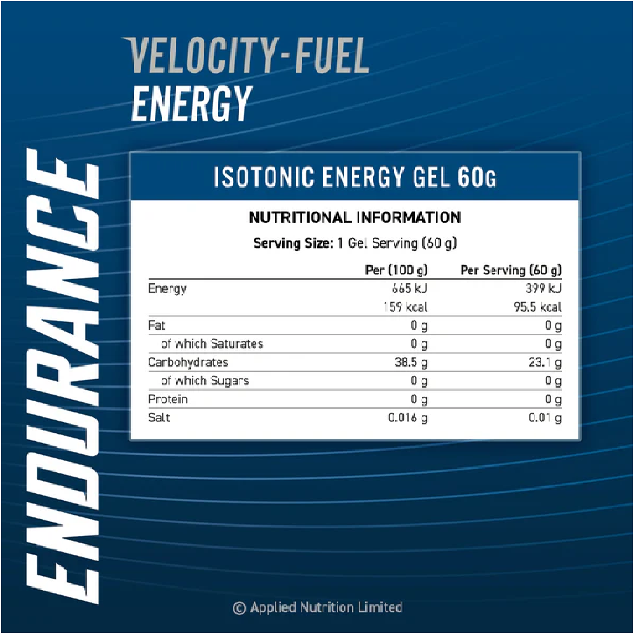 Applied Nutrition Isotonic Energy Gel (Halal)