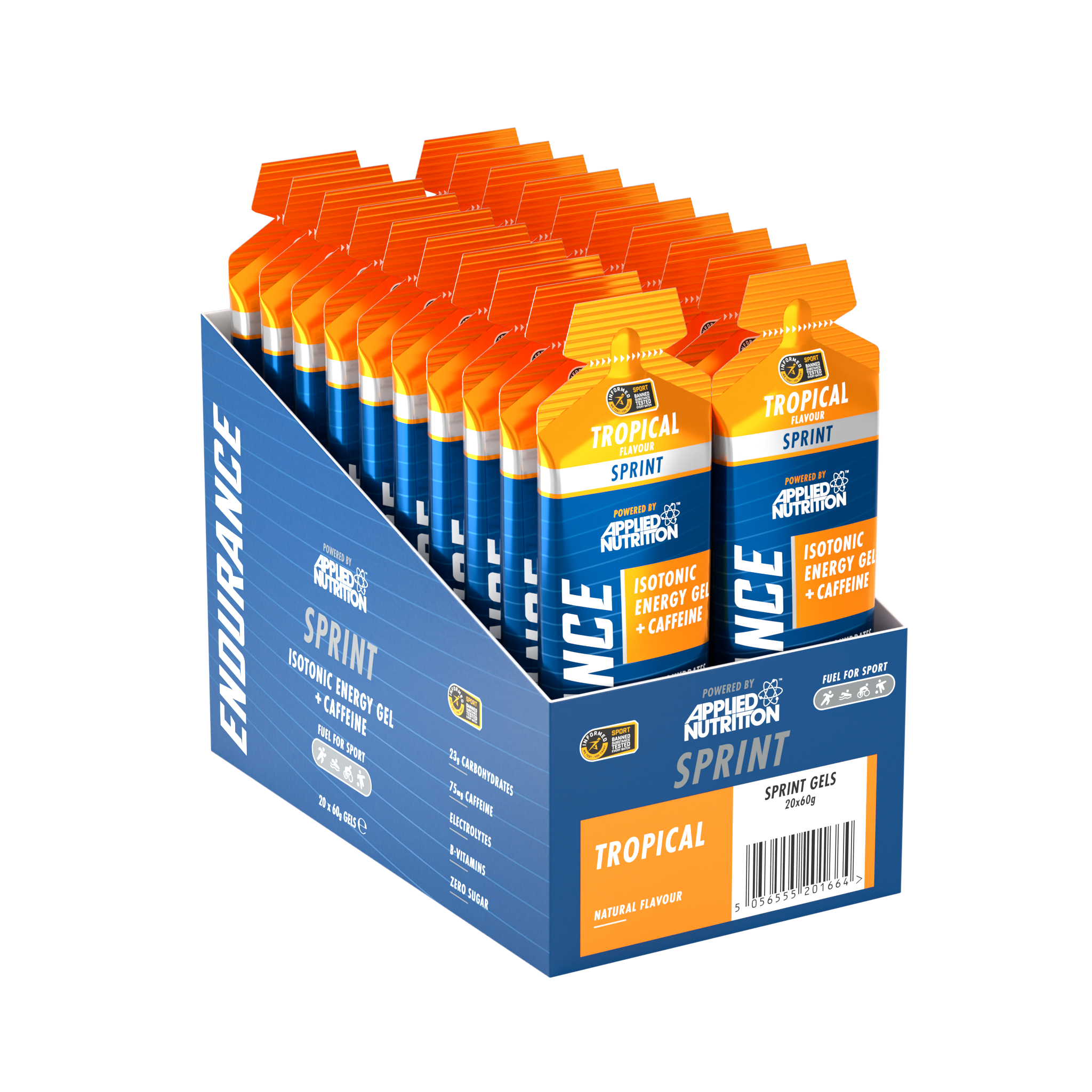Applied Nutrition Sprint Energy Gel - With Caffeine (Halal)