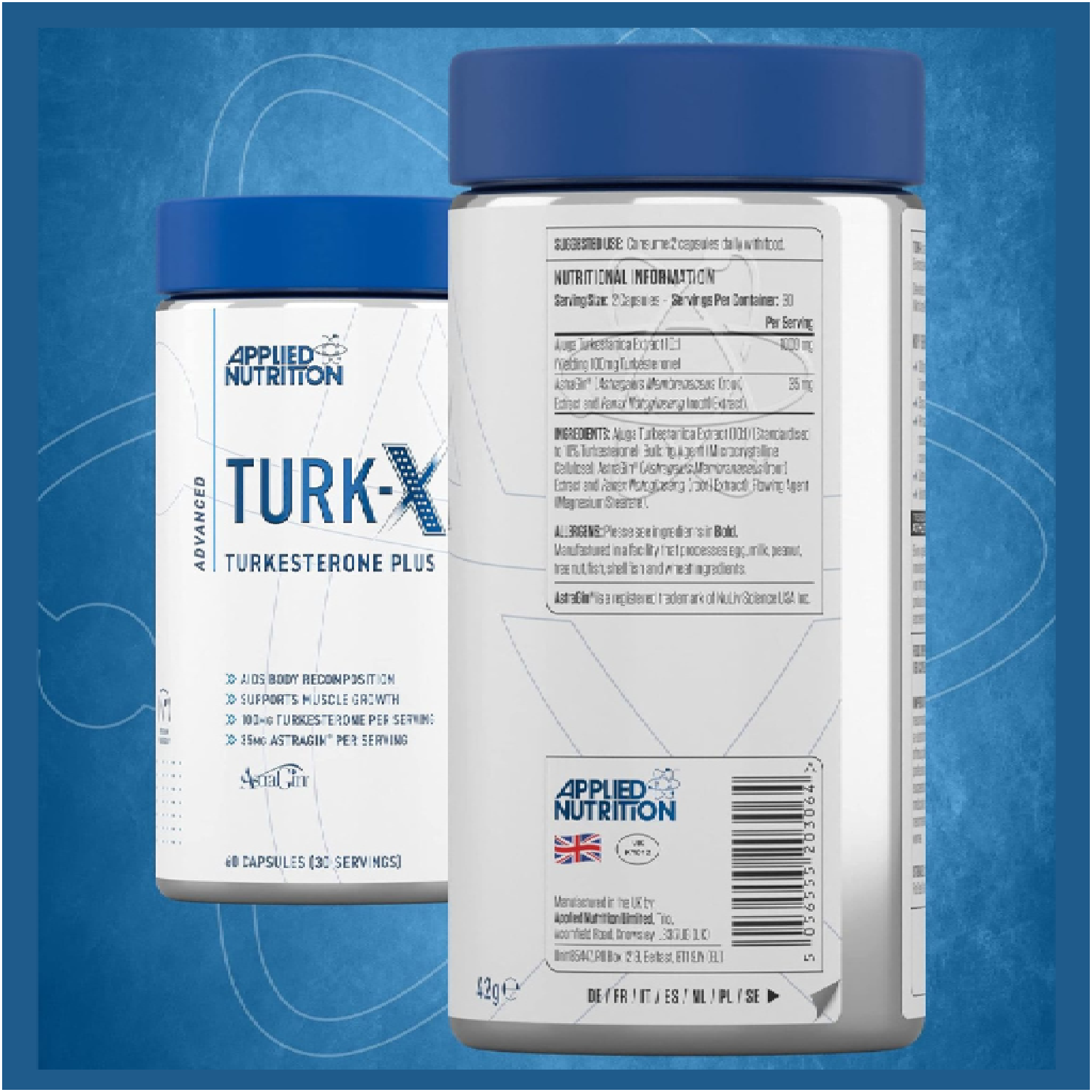 Applied Nutrition TURK-X | Turkesterone Plus Capsules ( 30 Servings )