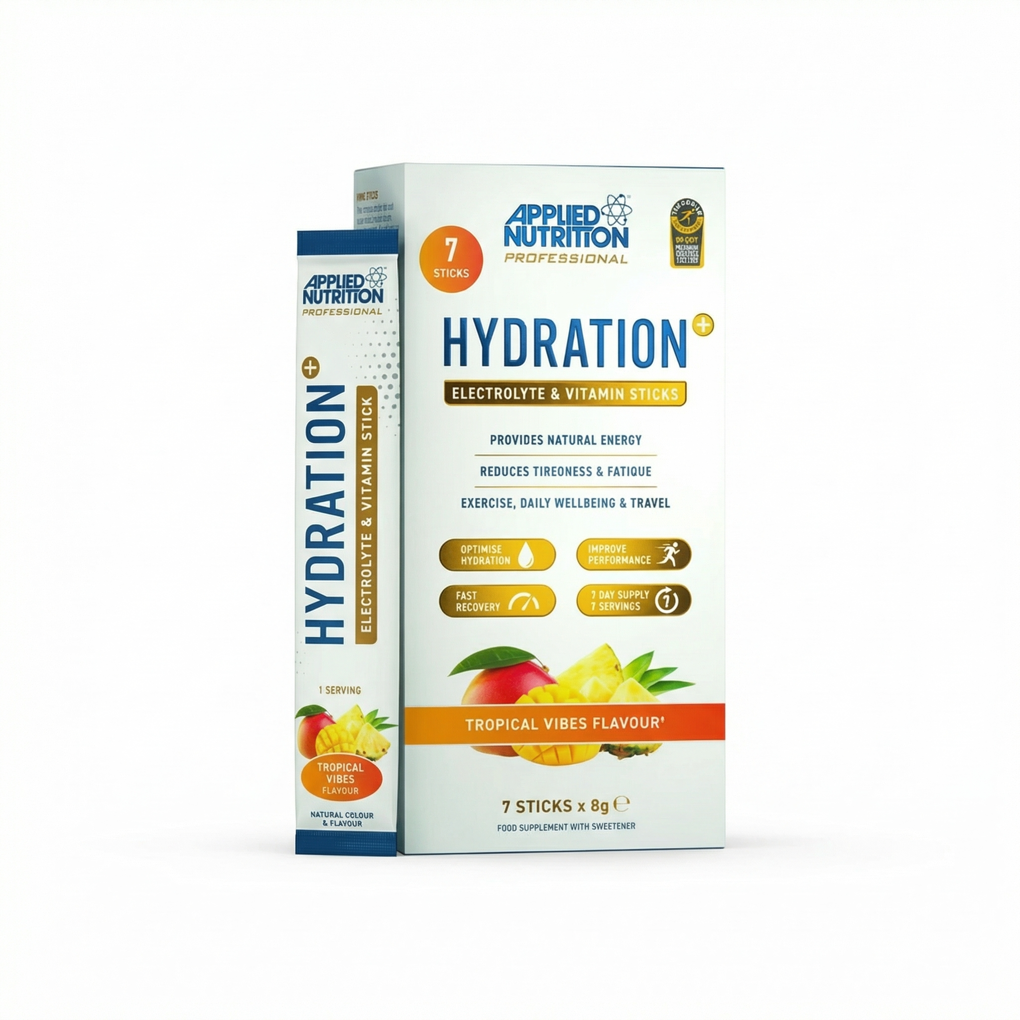 Applied Nutrition Hydration+ Electrolyte & Vitamin Sticks (7-Day Supply)