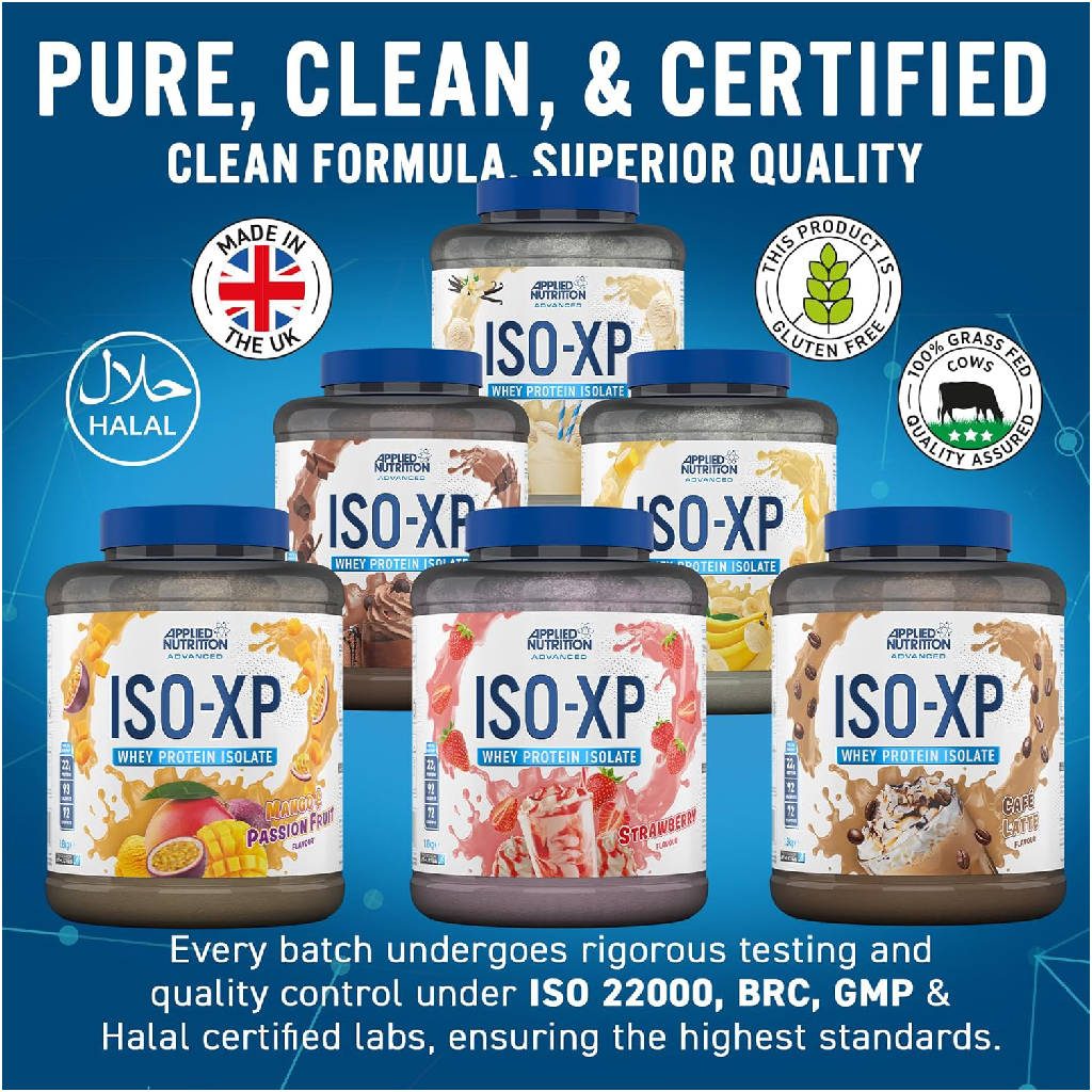 Applied Nutrition ISO-XP Whey Protein Isolate 1.8Kg (Halal)