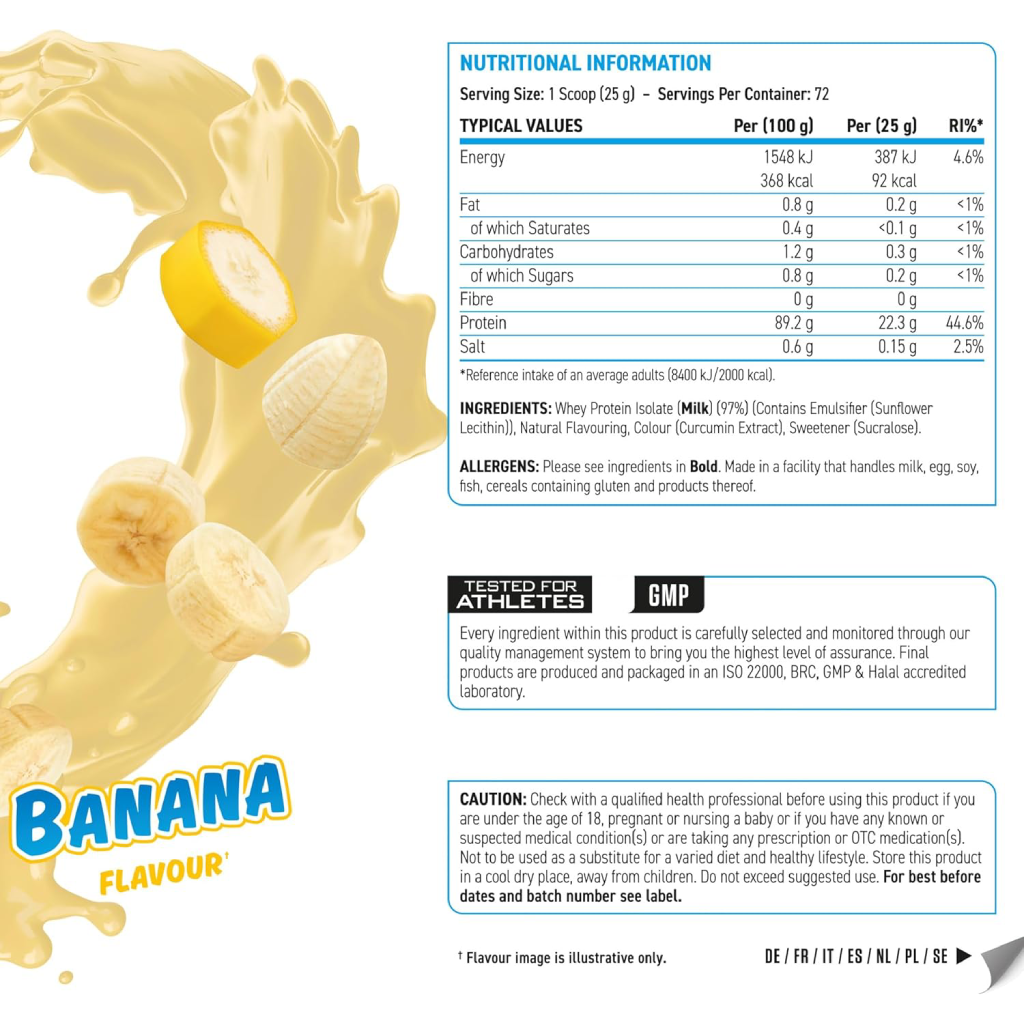 Applied Nutrition ISO-XP Whey Protein Isolate 1.8Kg (Halal)