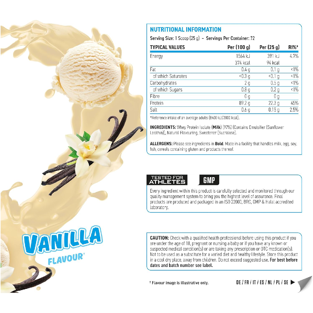 Applied Nutrition ISO-XP Whey Protein Isolate 1.8Kg (Halal)