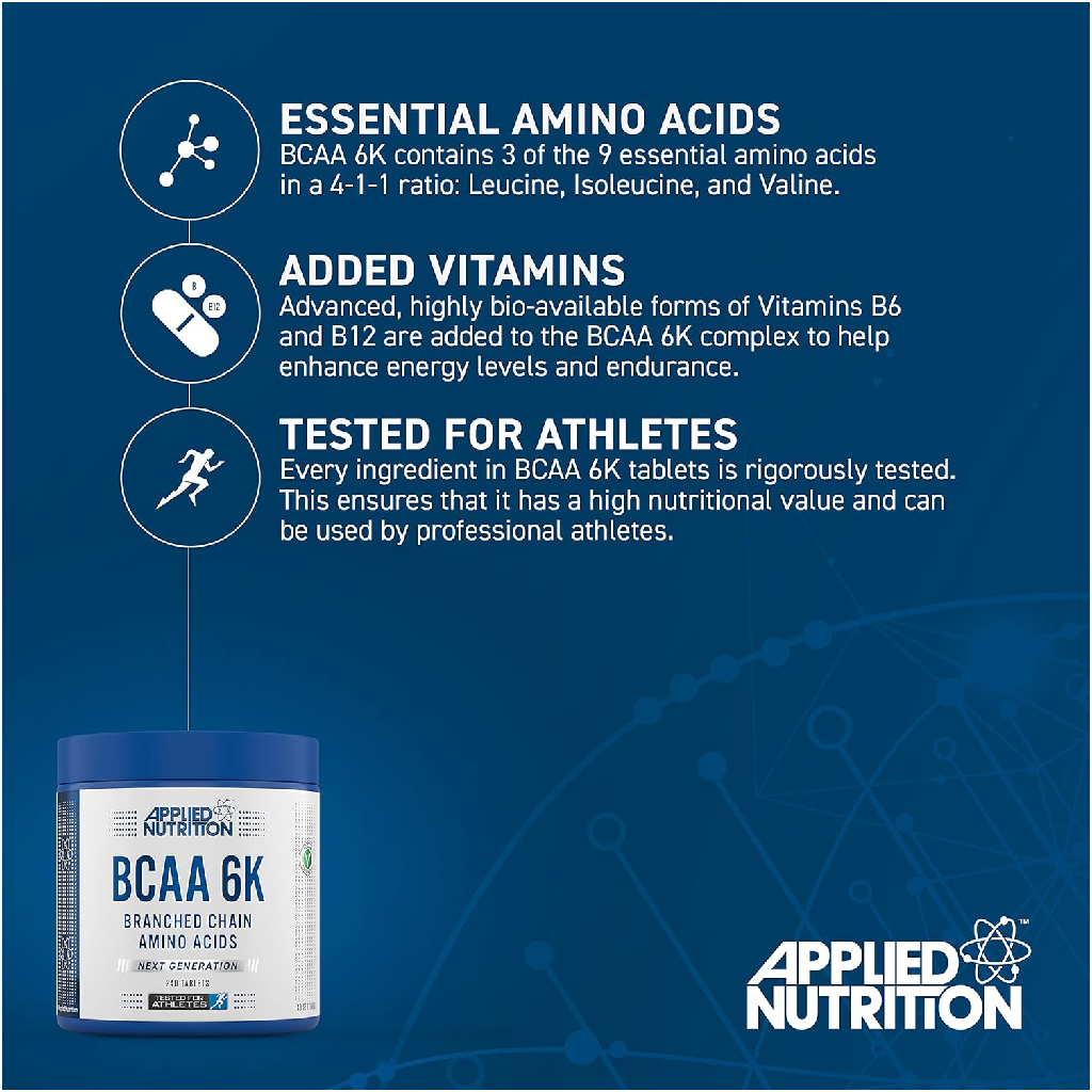 Applied Nutrition BCAA Capsule 6K (30 Servings)