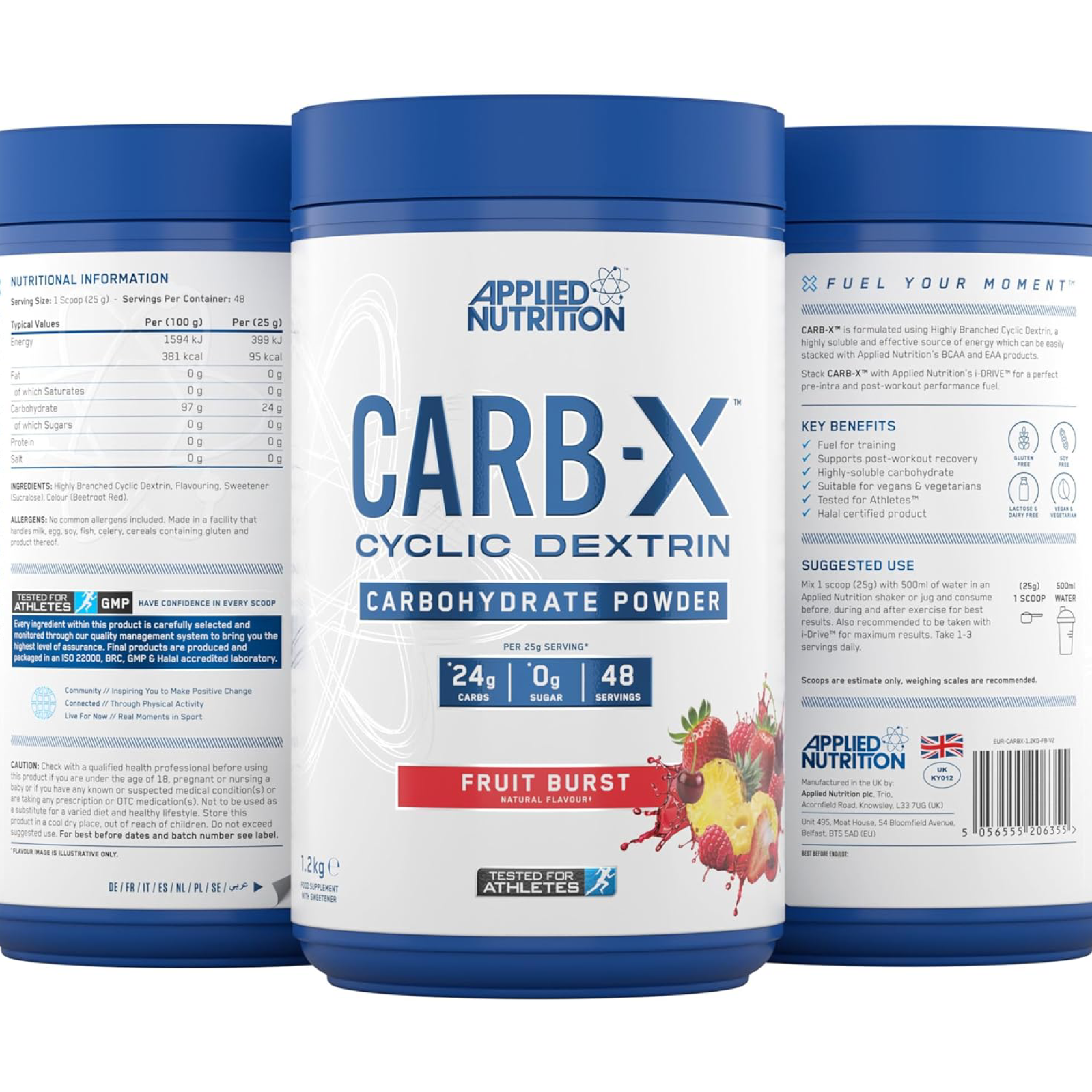Applied Nutrition Carb X (Halal) (48 Servings)