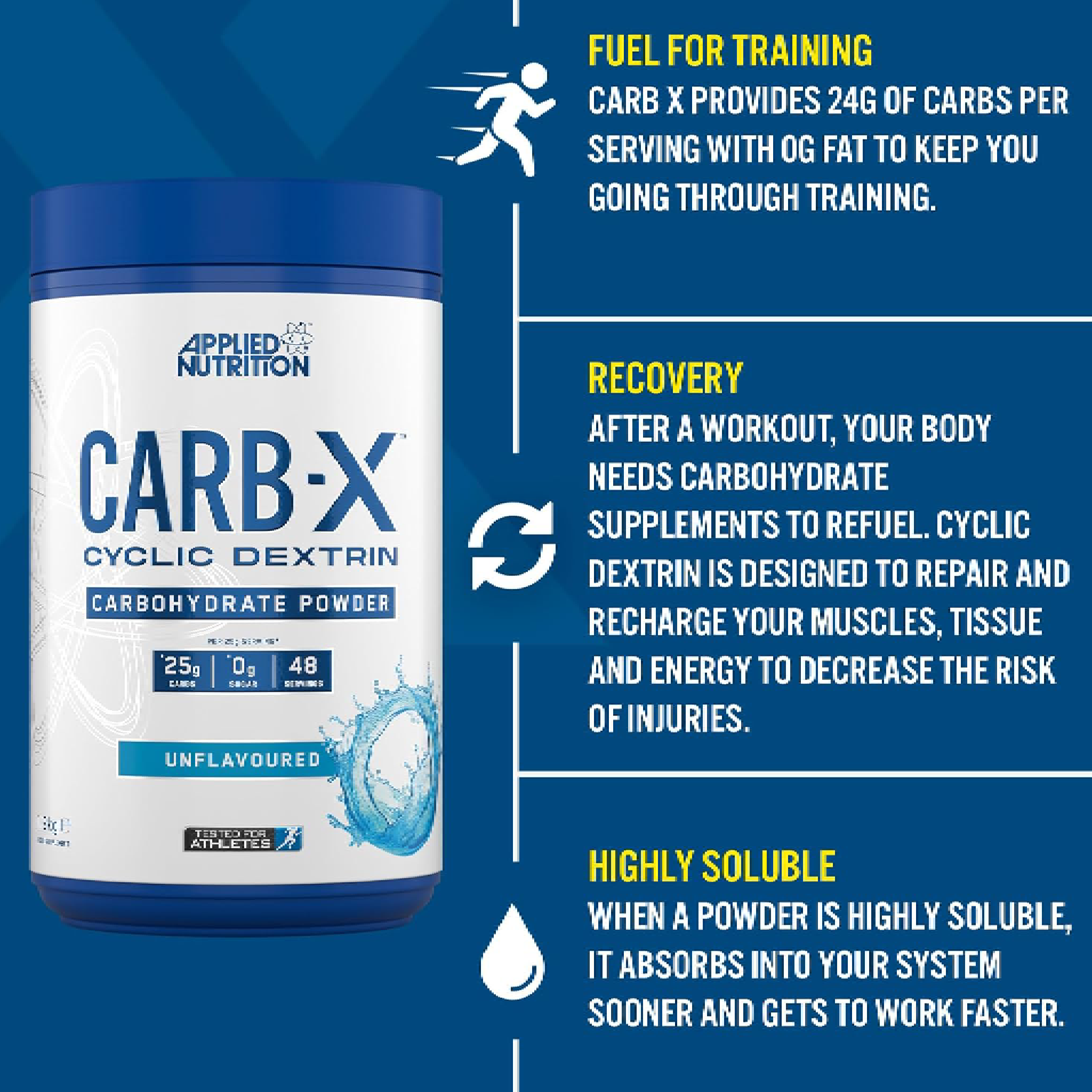 Applied Nutrition Carb X (Halal) (48 Servings)