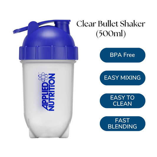 Applied Nutrition Bullet Shaker 500ml - BPA Free (Clear)