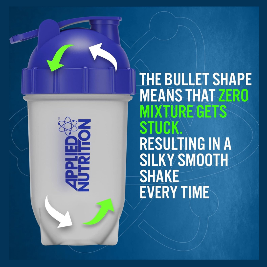 Applied Nutrition Bullet Shaker 500ml - BPA Free (Clear)