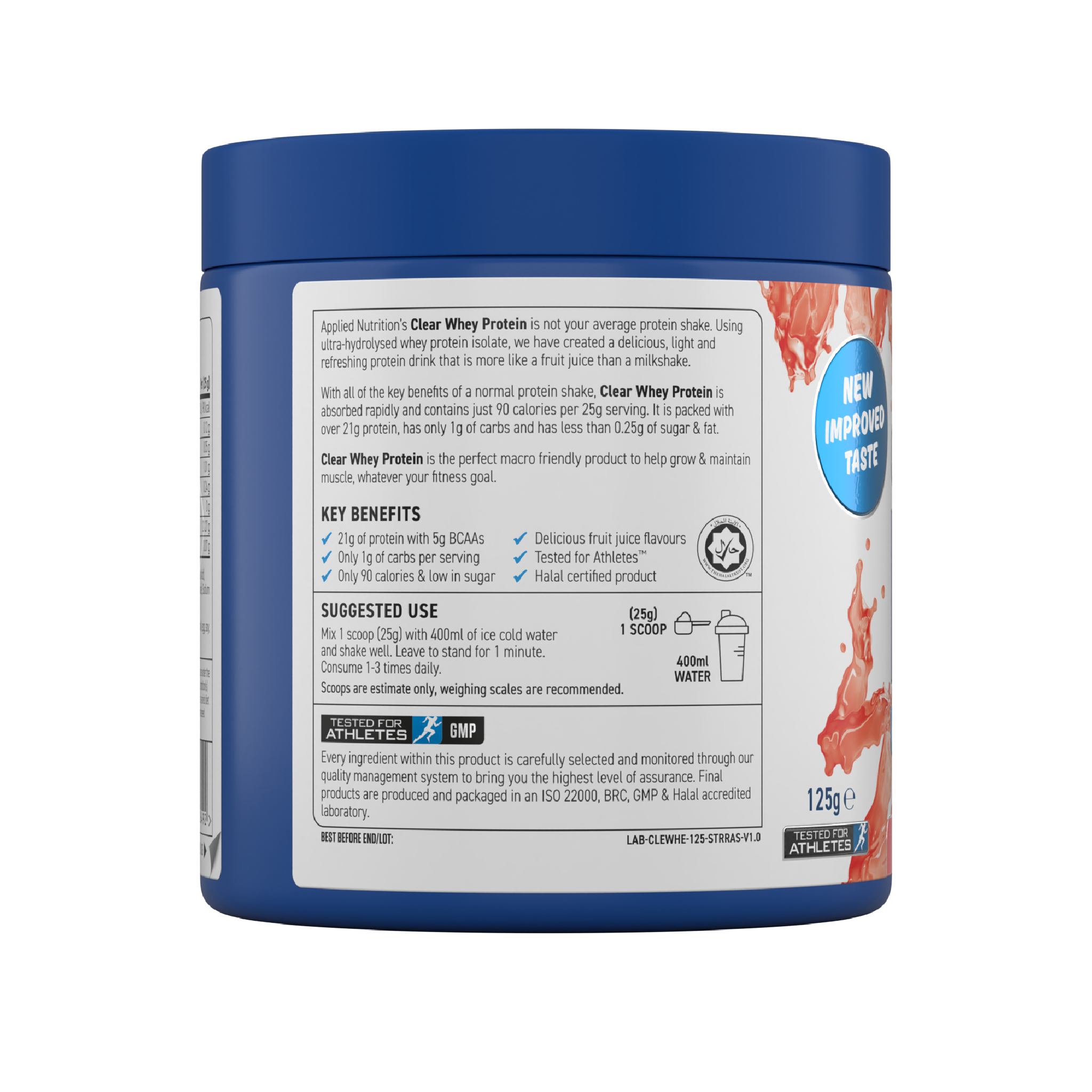 Applied Nutrition Clear Whey Isolate Protein 125g (Halal) ( 5 Servings )