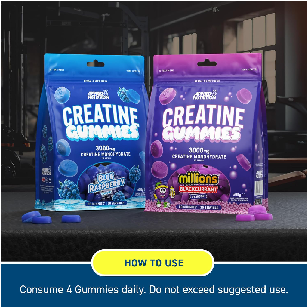 Applied Nutrition Creatine Monohydrate Gummies (Halal) (20 Servings)