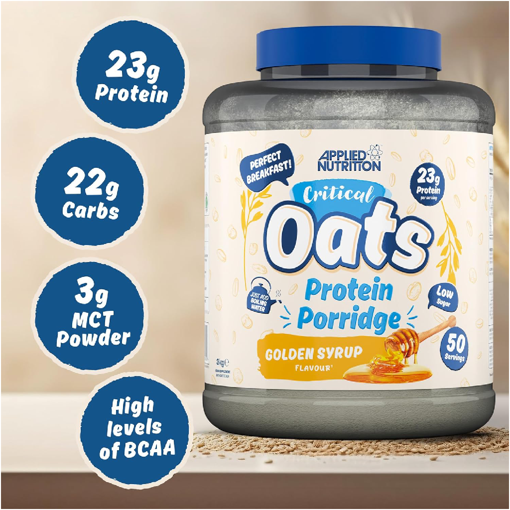 Applied Nutrition Critical Oats Protein Porridge 3kg (Halal) (50 servings)