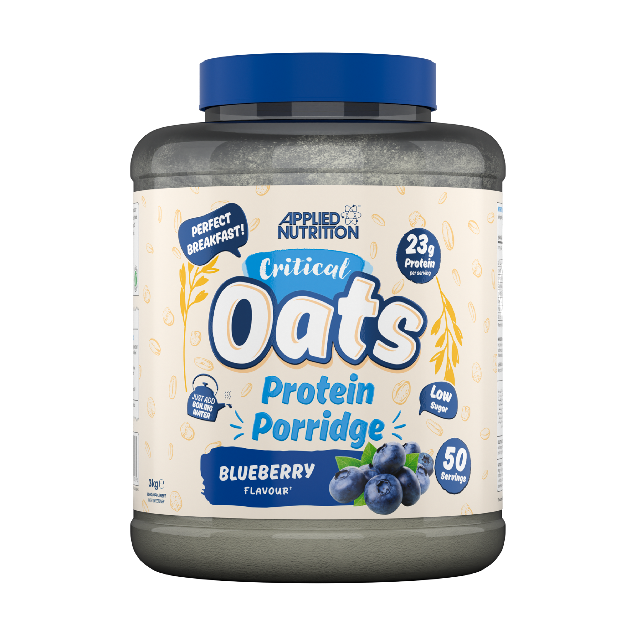Applied Nutrition Critical Oats Protein Porridge 3kg (Halal) (50 servings)