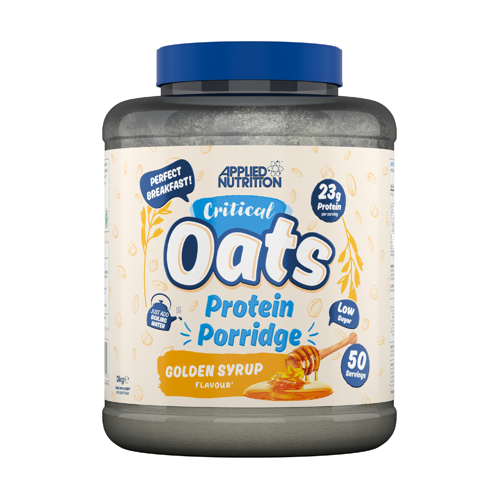 Applied Nutrition Critical Oats Protein Porridge 3kg (Halal) (50 servings)