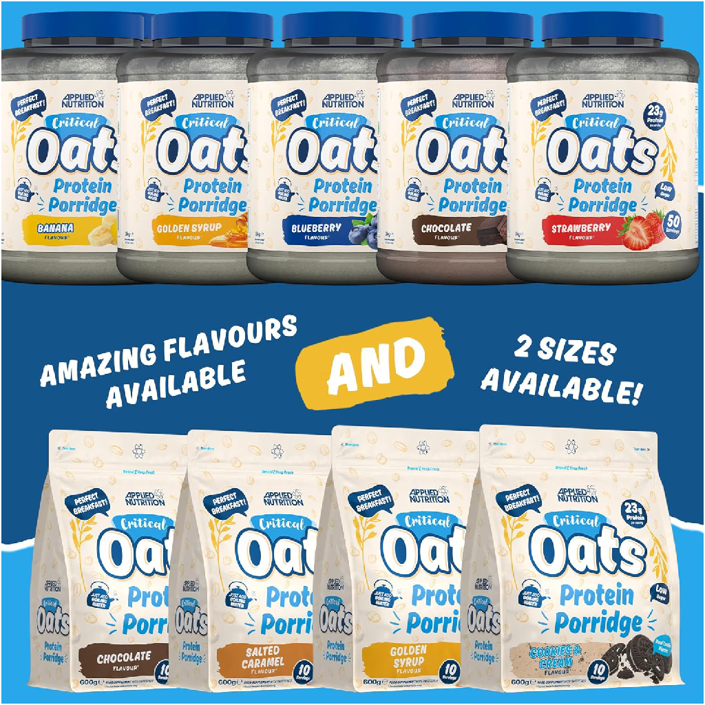 Applied Nutrition Critical Oats Protein Porridge 600g (Halal) (10 servings)