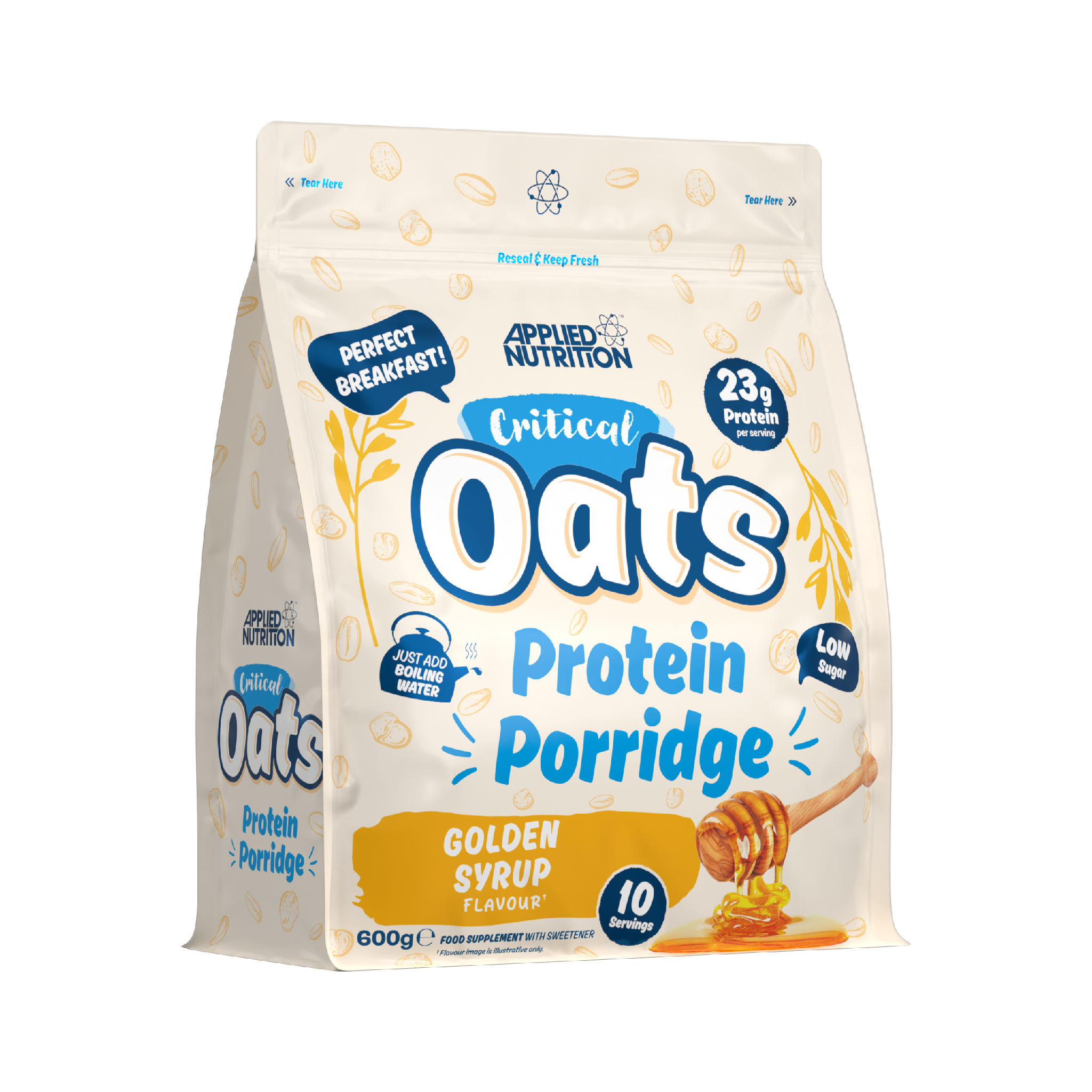 Applied Nutrition Critical Oats Protein Porridge 600g (Halal) (10 servings)