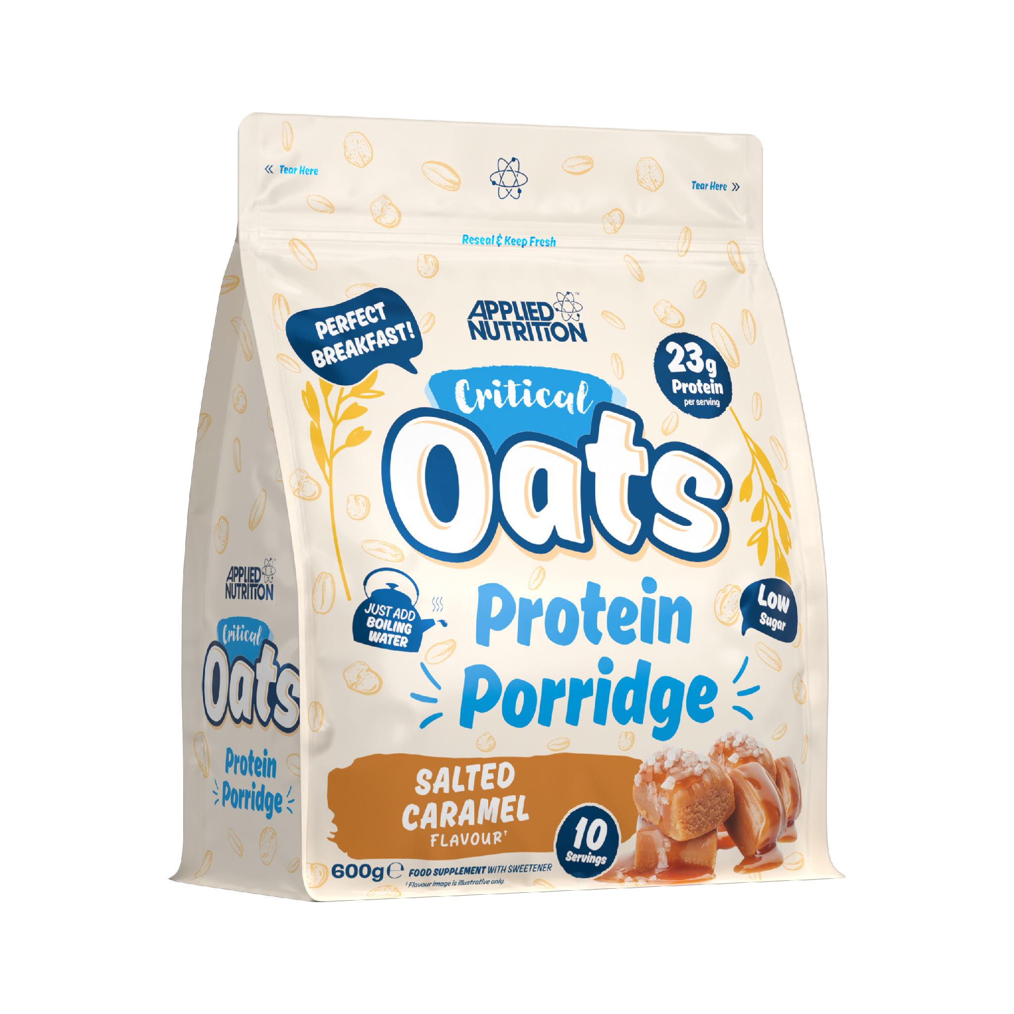 Applied Nutrition Critical Oats Protein Porridge 600g (Halal) (10 servings)