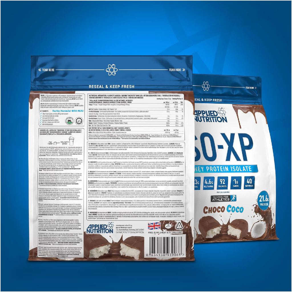 Applied Nutrition ISO-XP Whey Protein Isolate 1Kg (Halal)