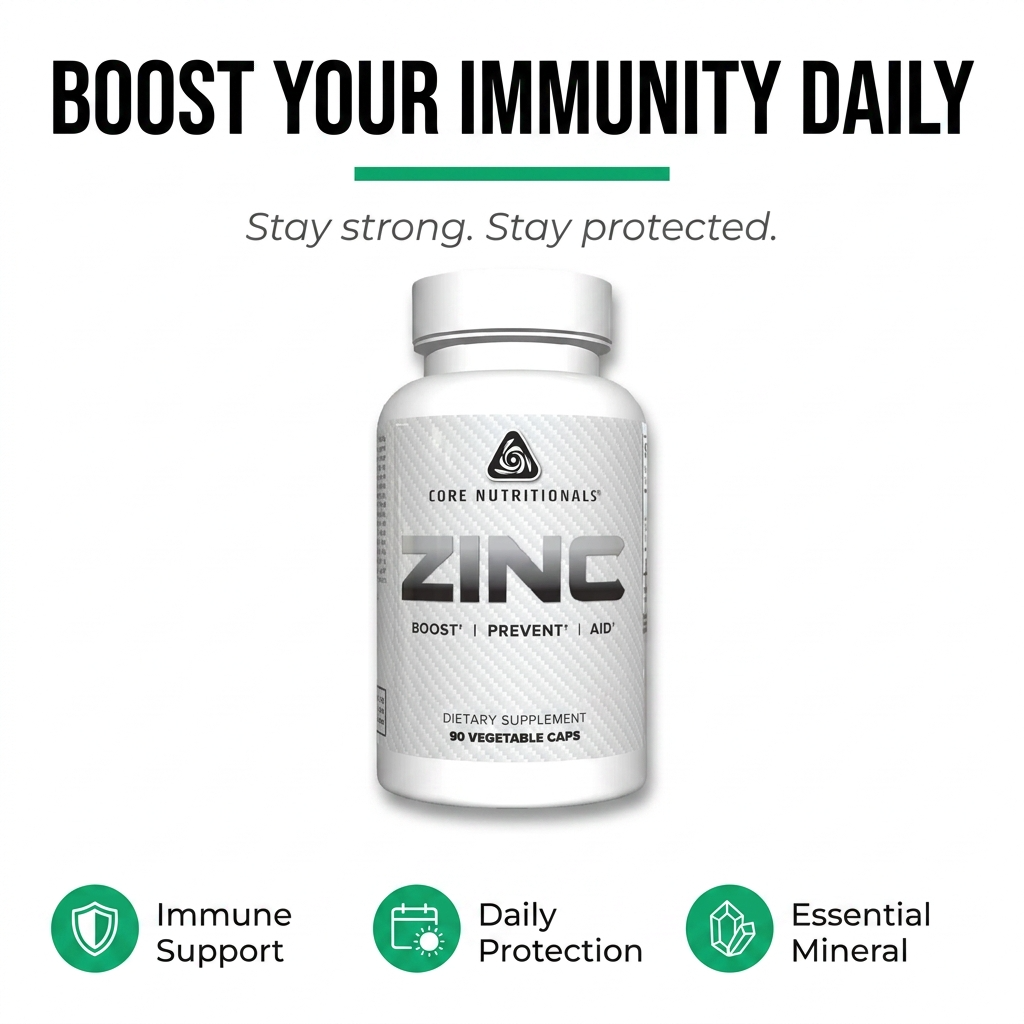 Core Nutritionals Zinc 90 Capsules