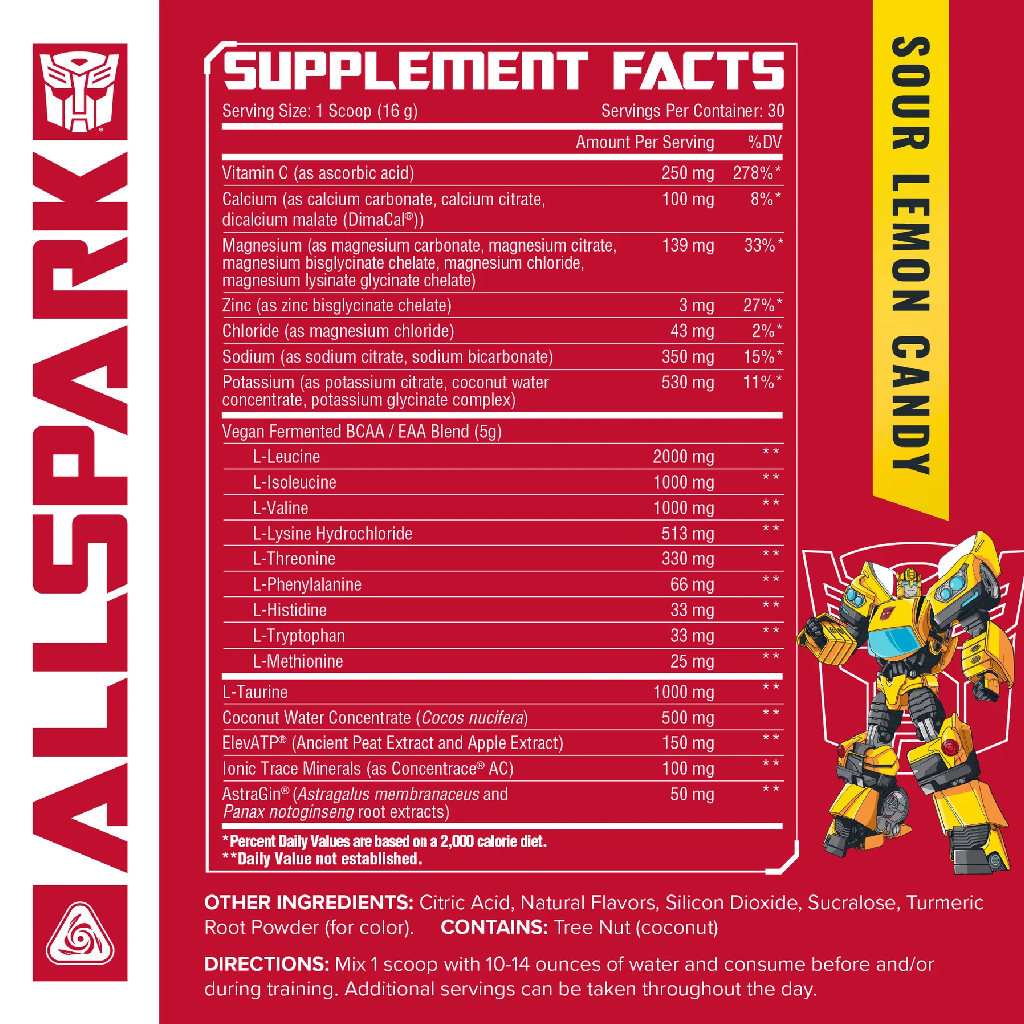 Core Nutritionals Transformers® Allspark - Hydration + EAA