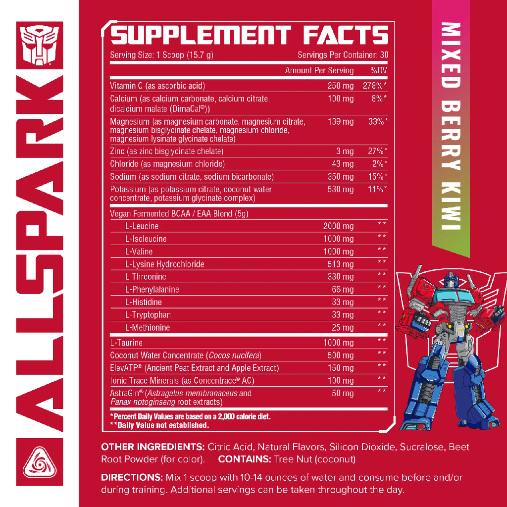 Core Nutritionals Transformers® Allspark - Hydration + EAA