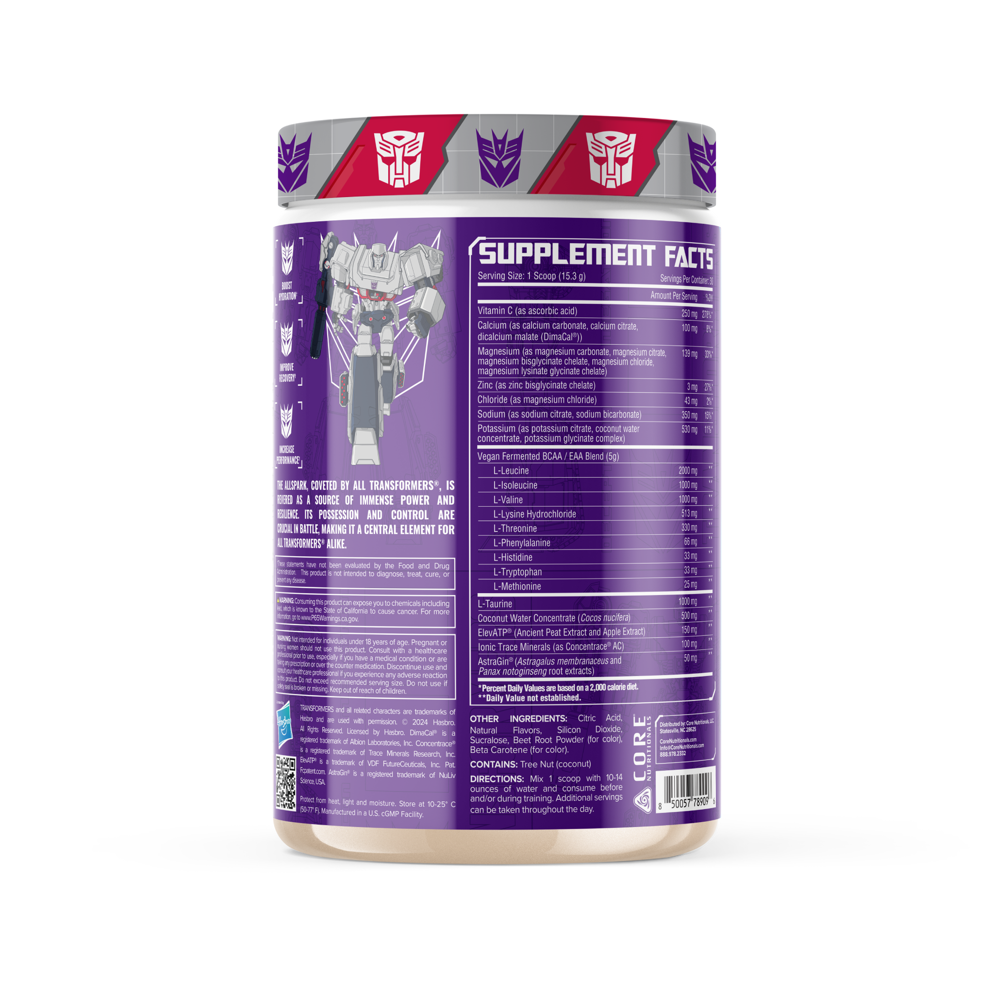 Core Nutritionals Transformers® Allspark - Hydration + EAA