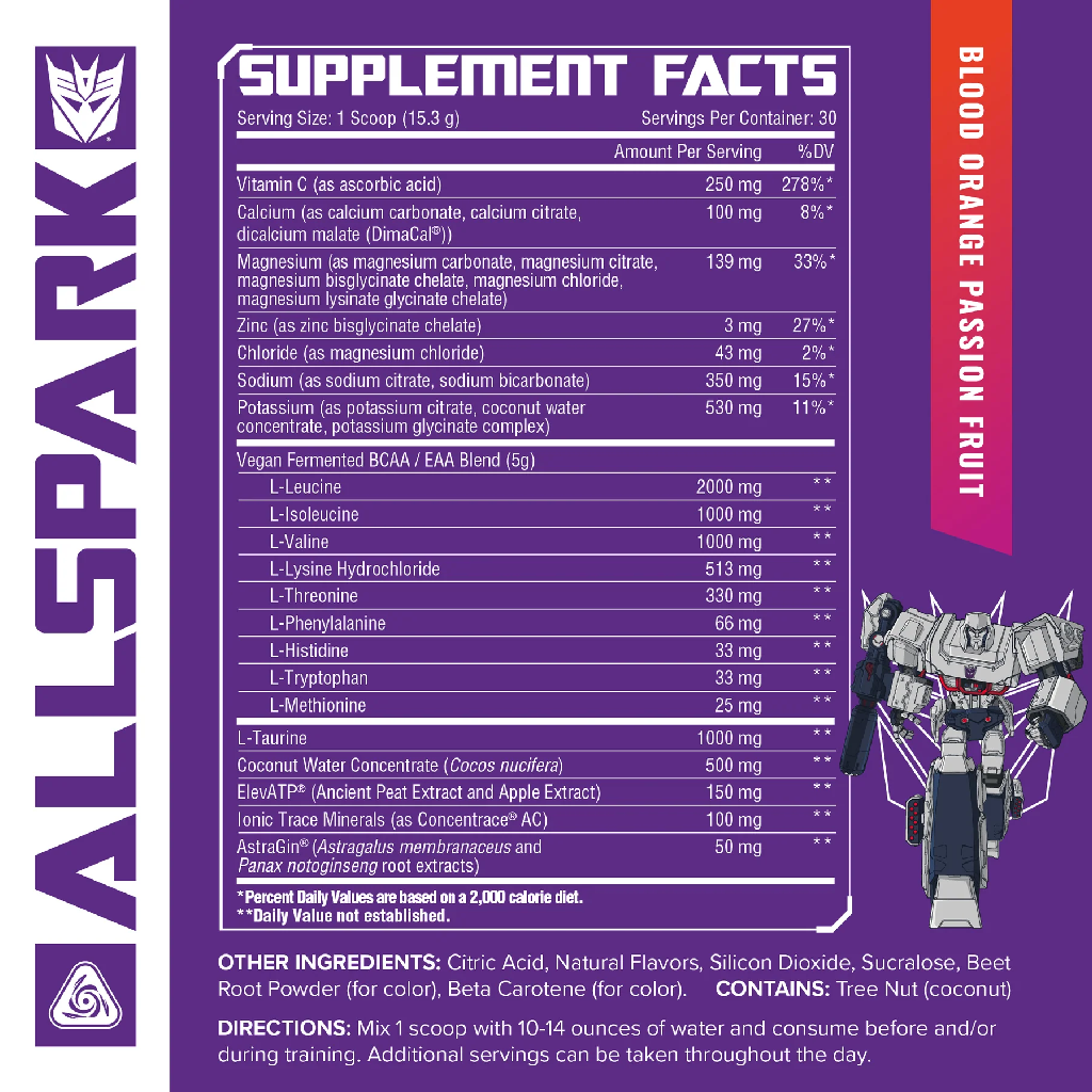 Core Nutritionals Transformers® Allspark - Hydration + EAA