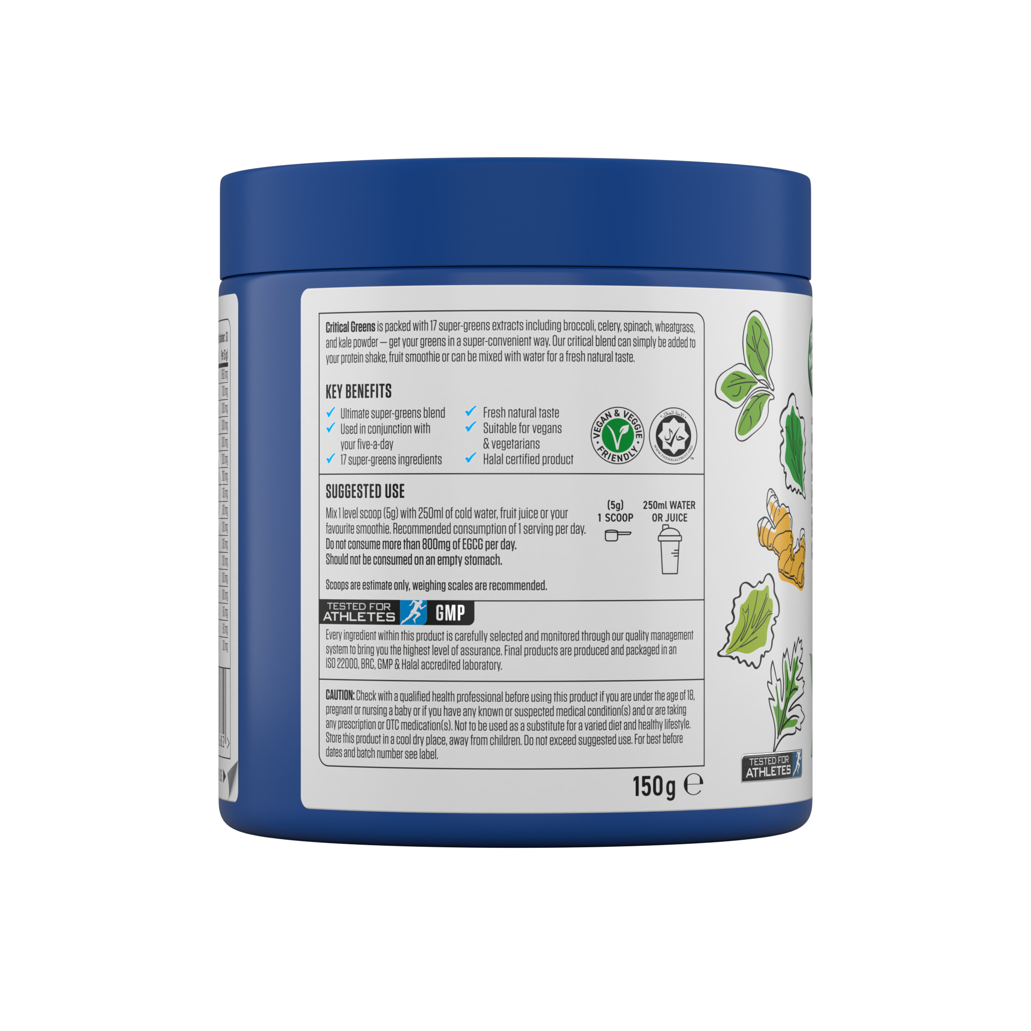 Applied Nutrition Critical Greens (HALAL) - 150 gm (30 Servings)