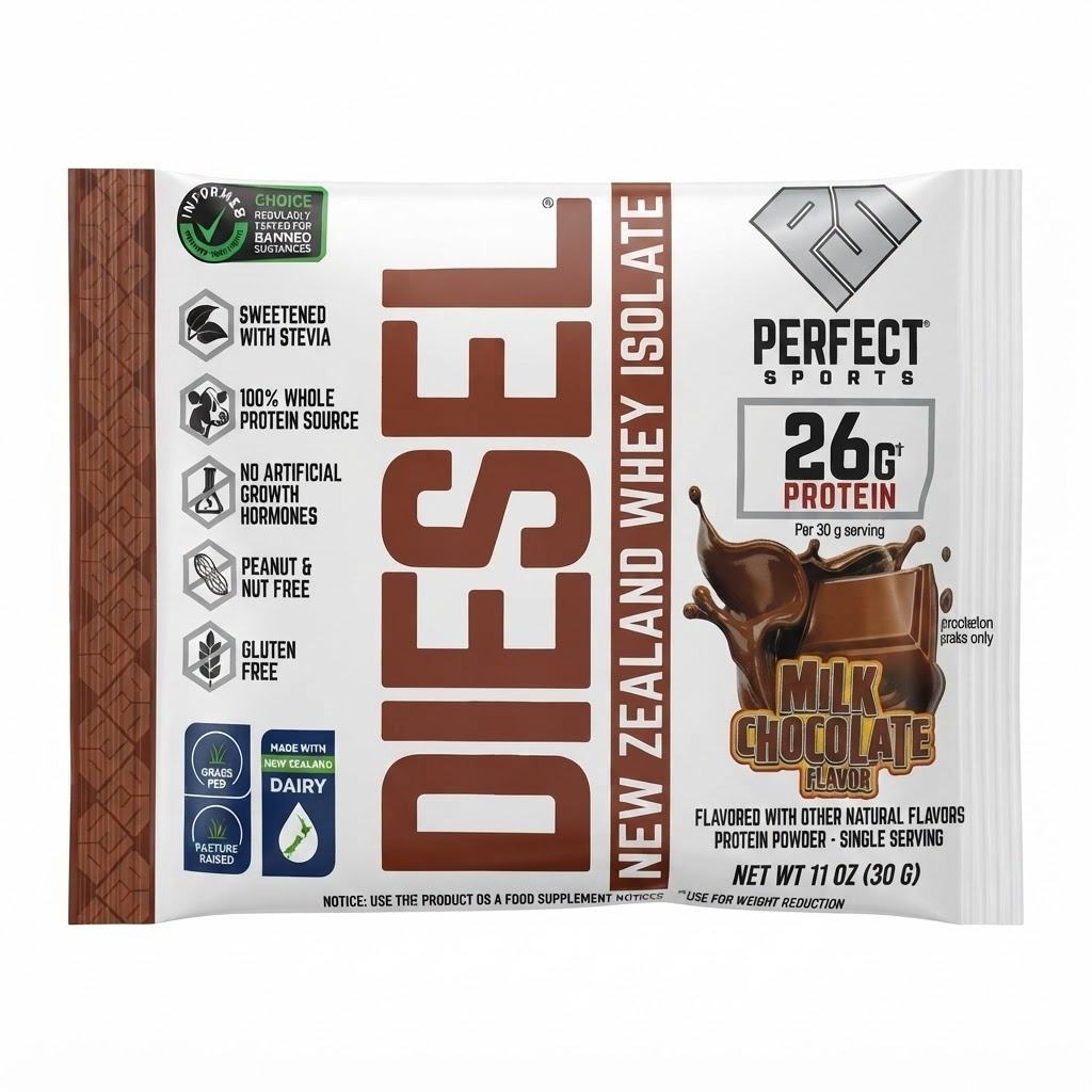 PERFECT Sports Diesel New Zealand Whey Isolate Protein Sample Pack