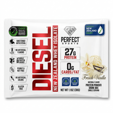 PERFECT Sports Diesel New Zealand Whey Isolate Protein Sample Pack