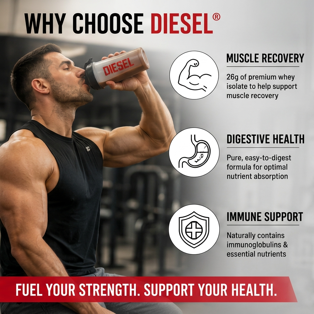 PERFECT Sports Diesel New Zealand 100% Whey Protein Isolate 2LB