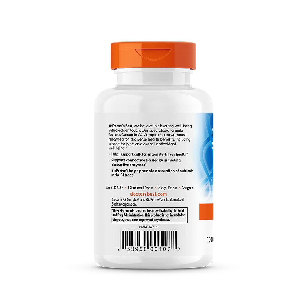 Doctor's Best High Absorption Curcumin 500mg