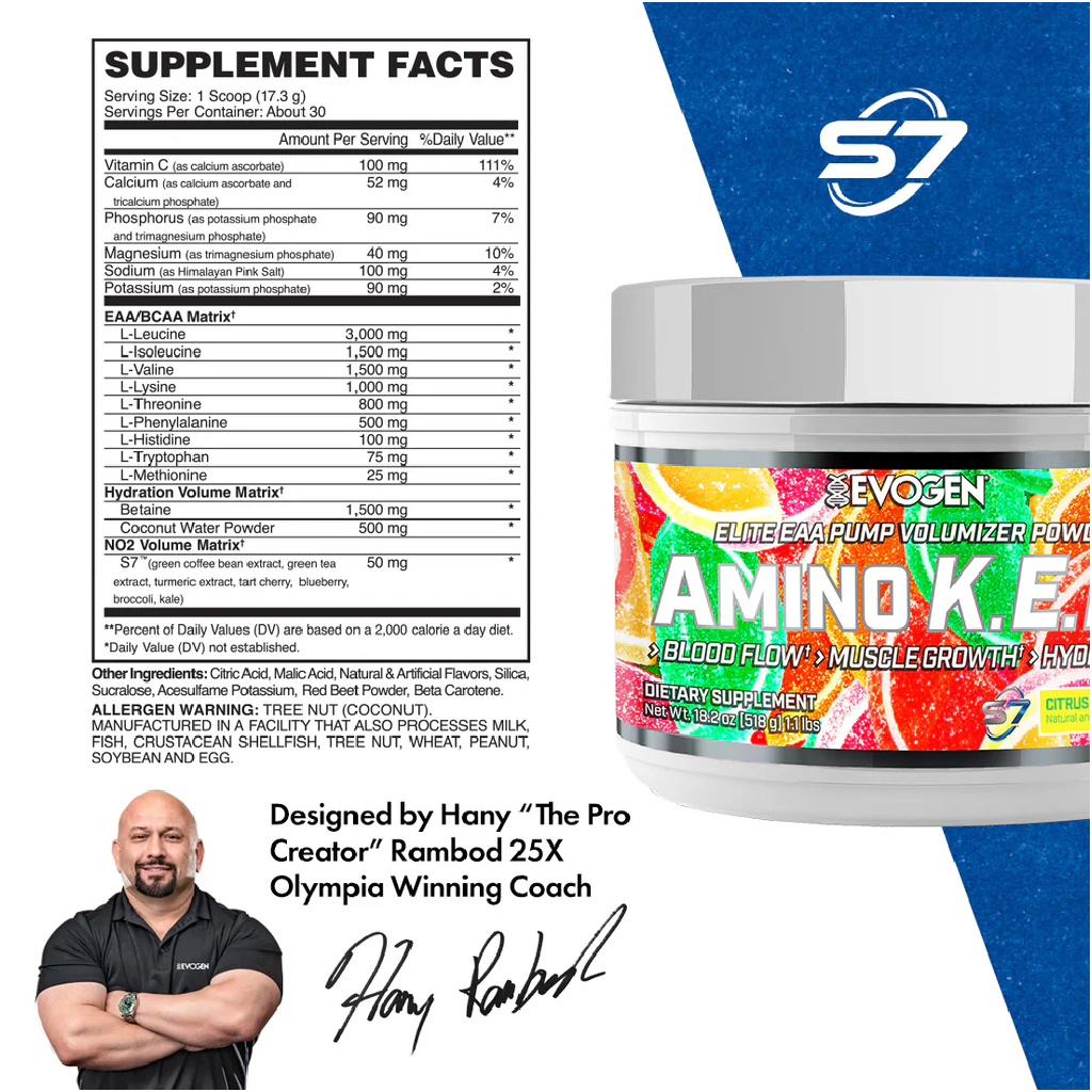 Evogen AMINO K.E.M. EAA / BCAA