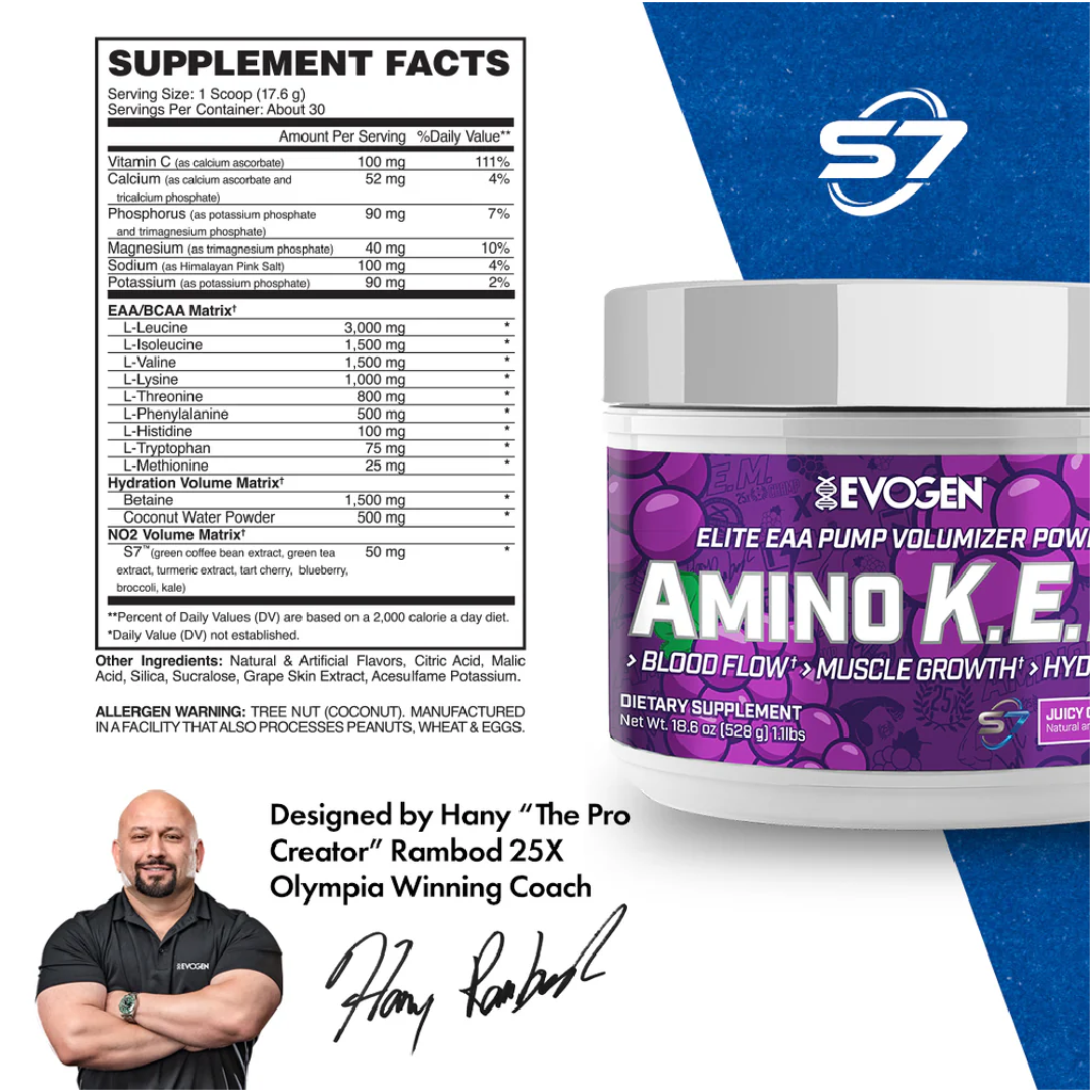 Evogen AMINO K.E.M. EAA / BCAA